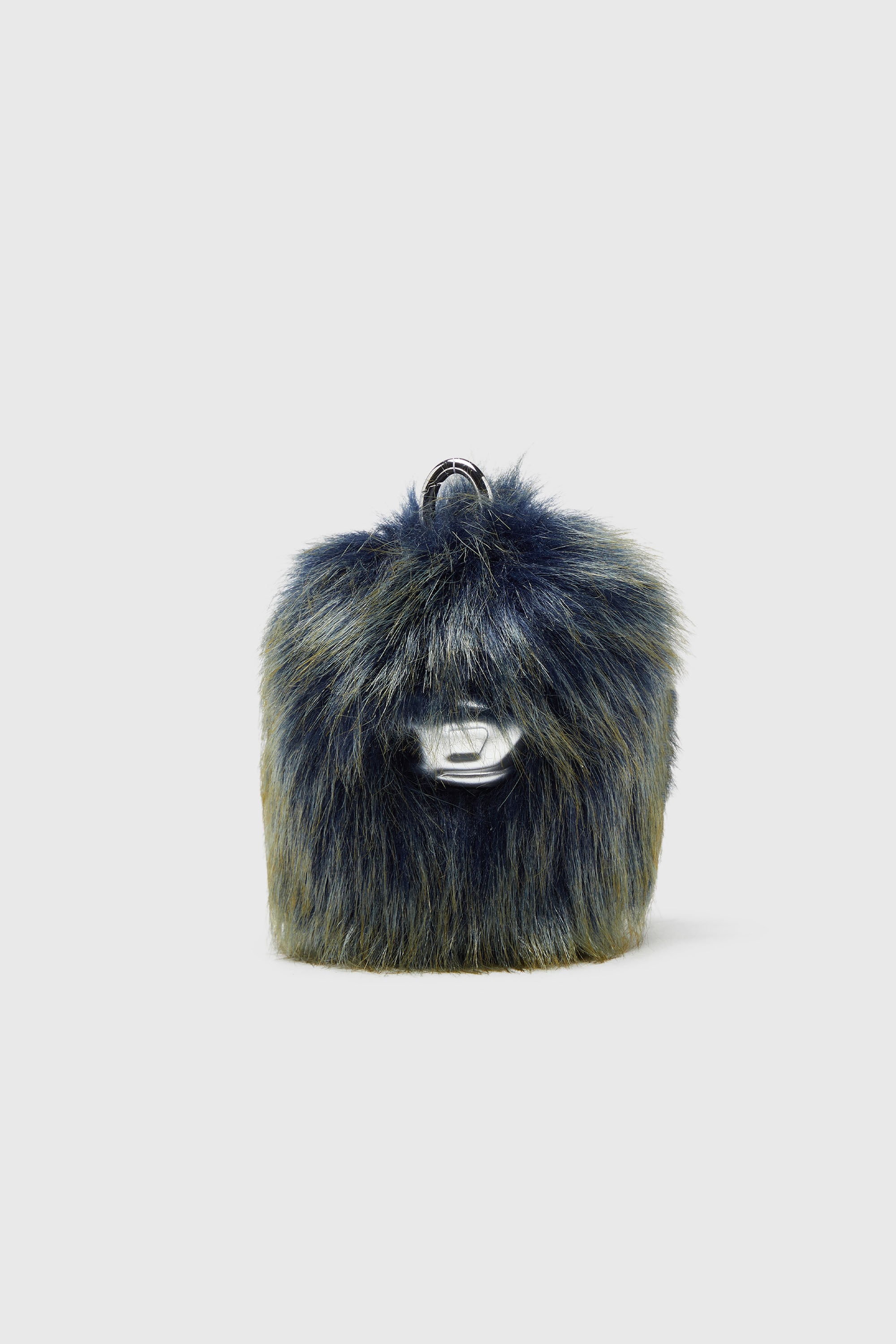 Diesel - MONSTER, Llavero peludo con colgante Unisex in Azul marino - 1