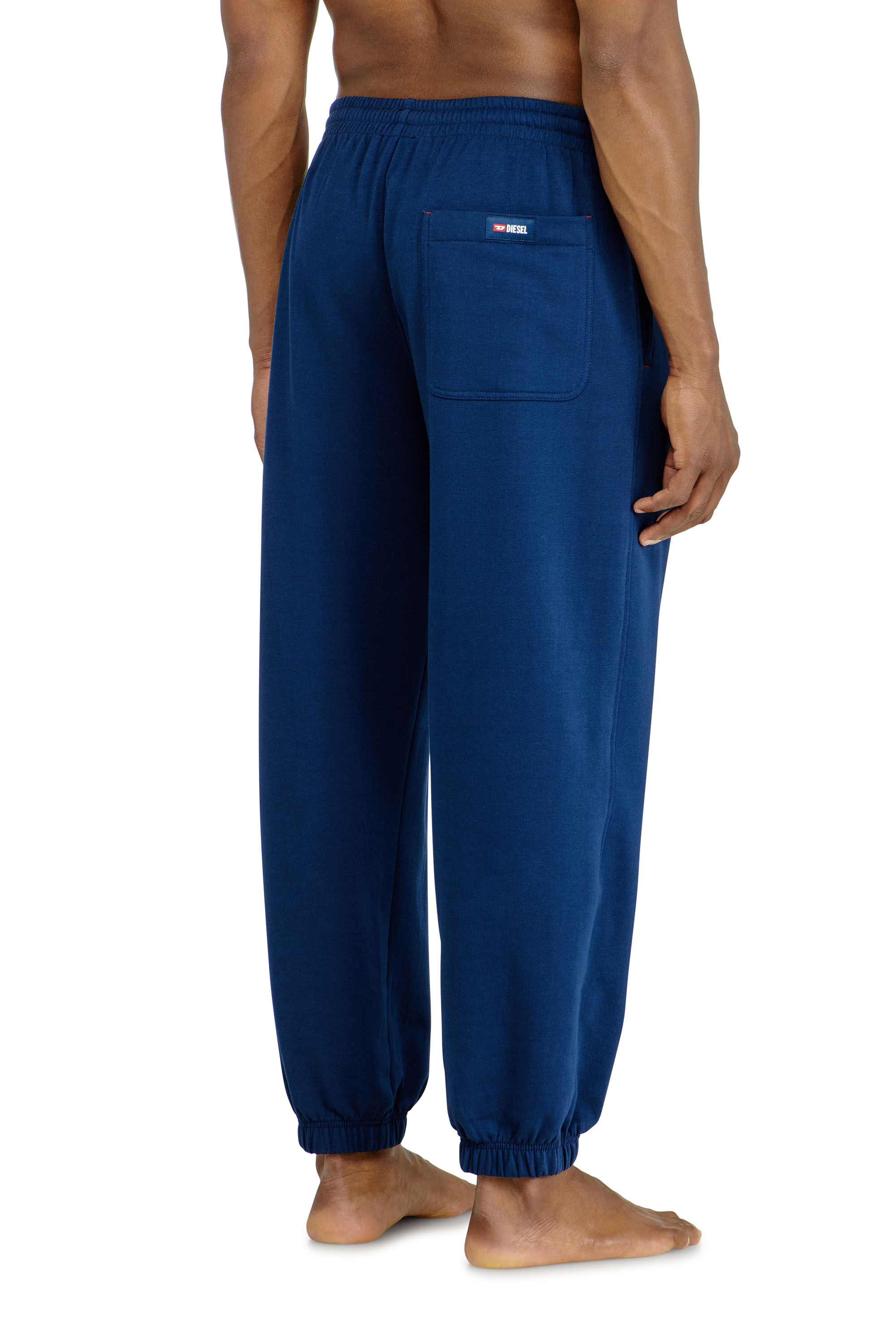 Diesel - LENNY-D-CORE, Pantal&oacute;n de ch&aacute;ndal en mezcla de algod&oacute;n afelpado Hombre in Azul marino - 3