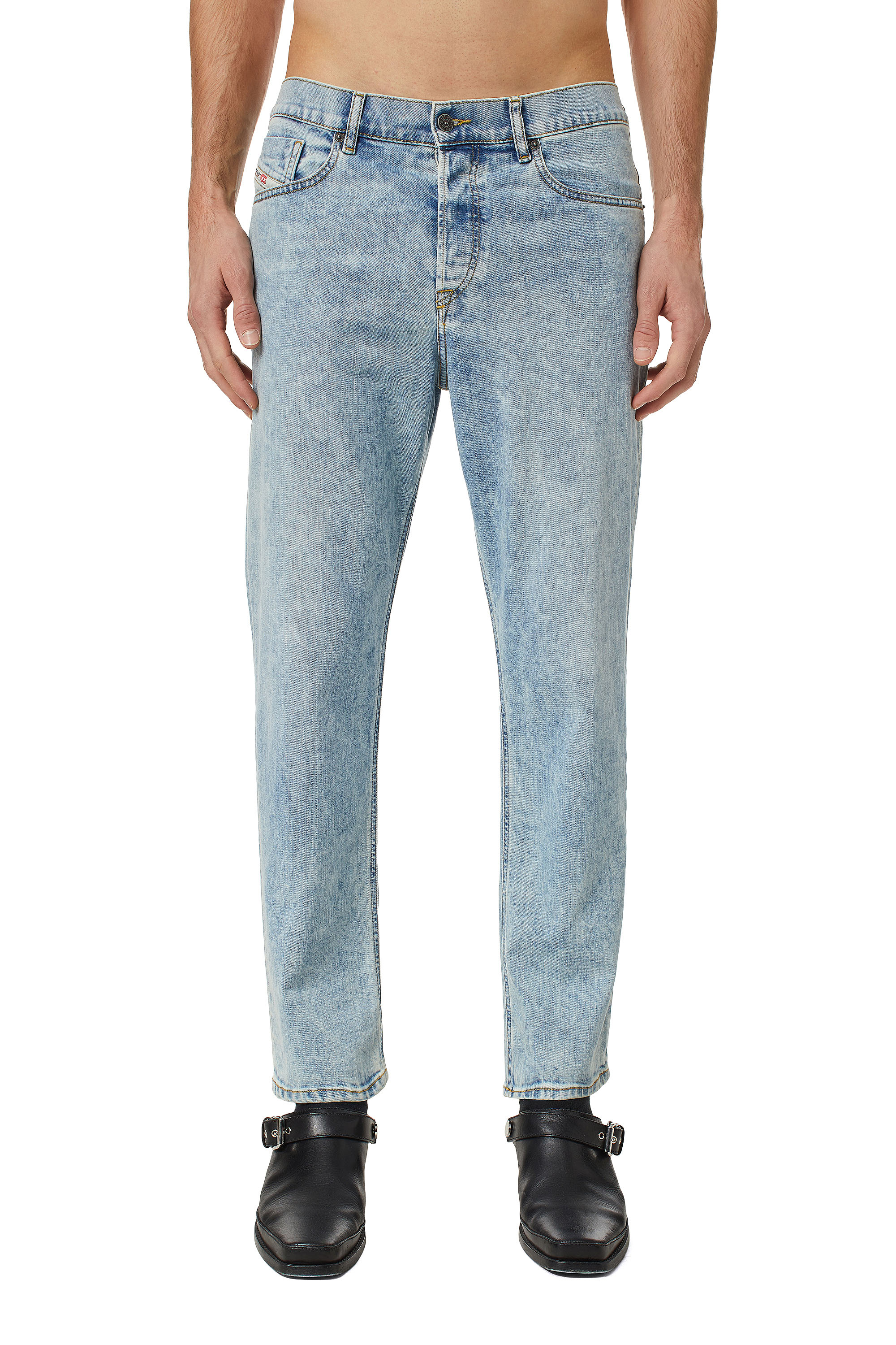 Diesel - 2005 D-FINING 0GDAM Tapered Jeans, Azul Claro - Image 1