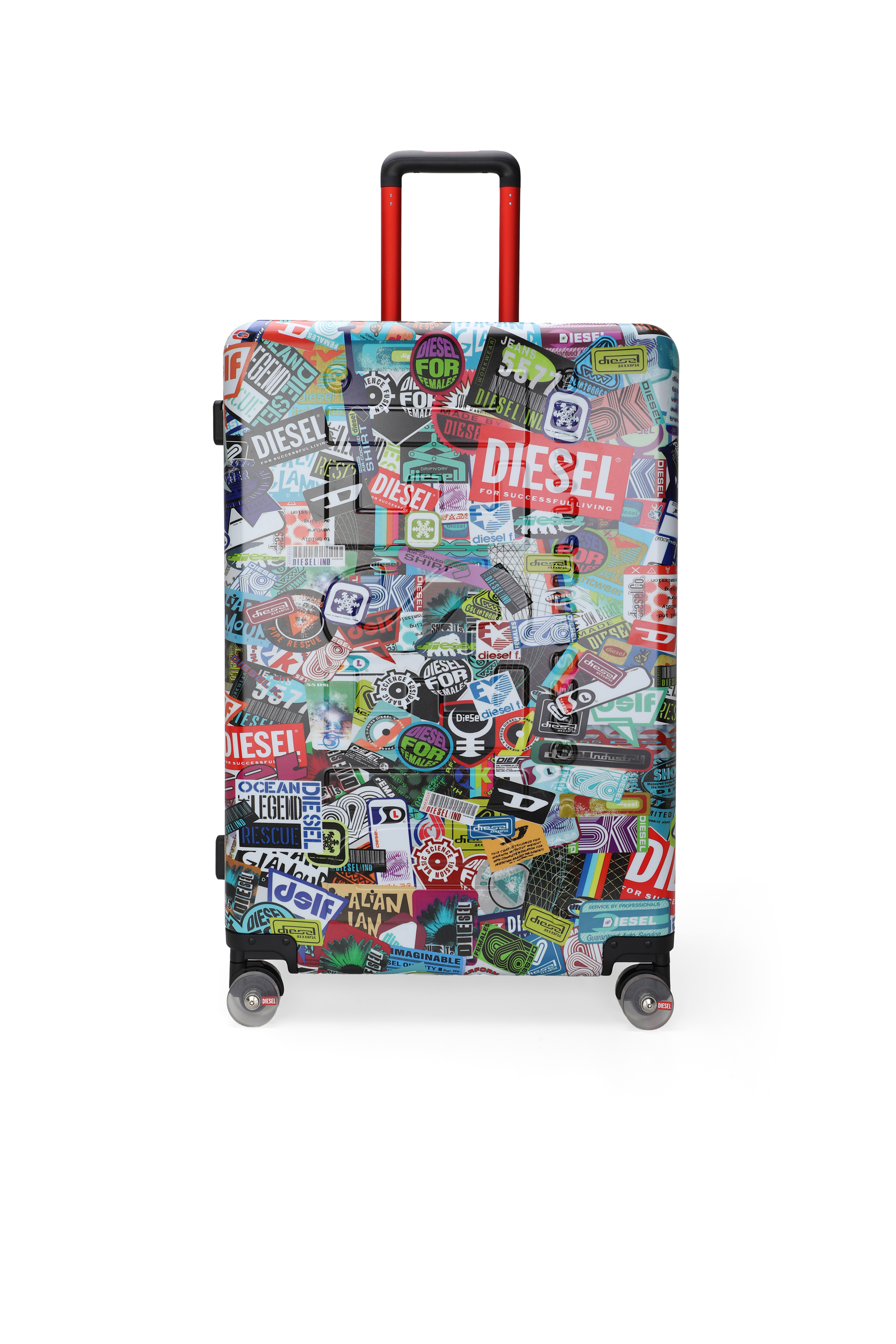 Diesel - DIESEL PC PRINTED TROLLEY-STICKERS- DSL0, Maleta estilo pegatina tama&ntilde;o L Unisex in Multicolor - 1