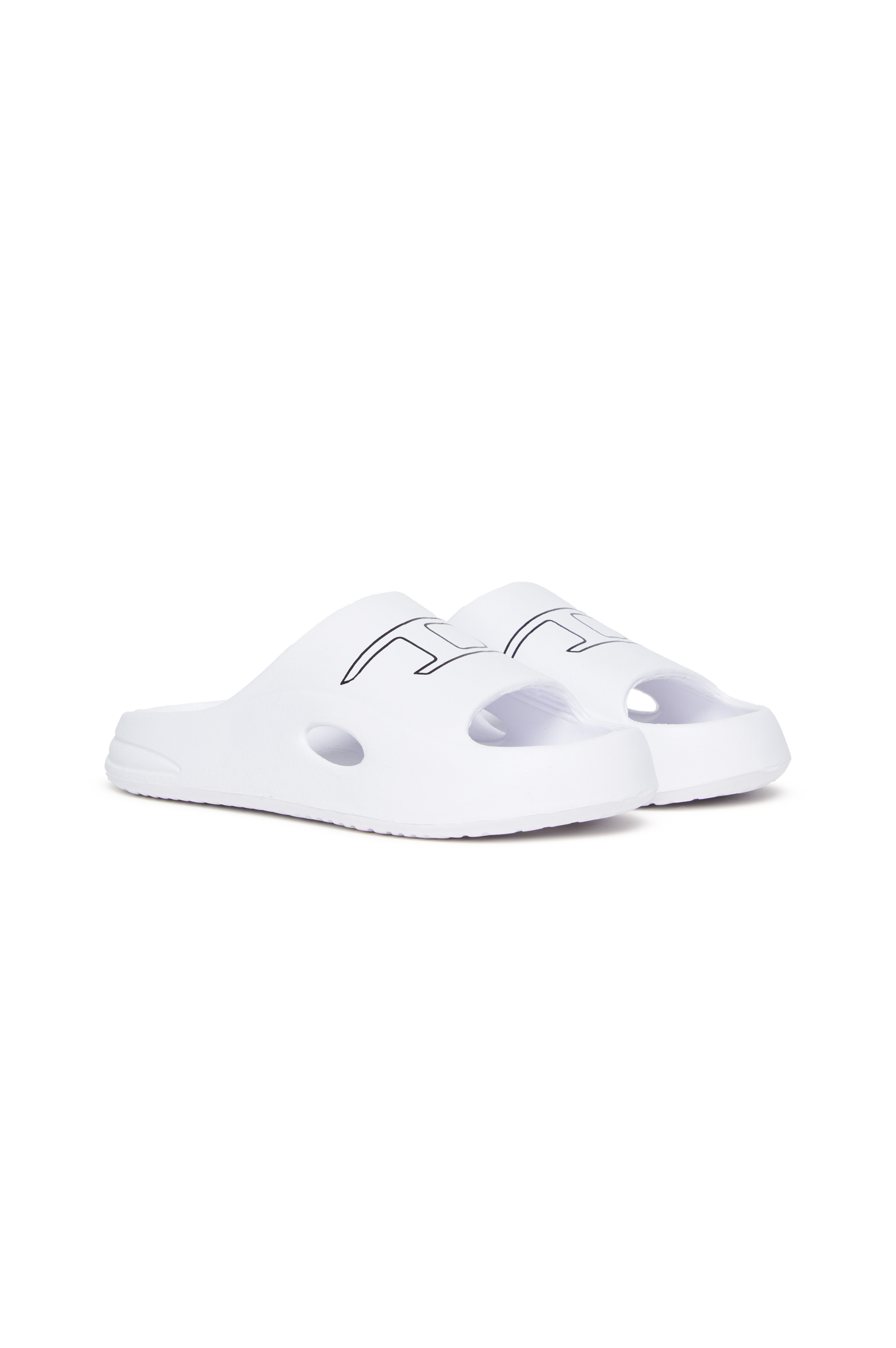 Diesel - SA-CHUNCKY D, Chanclas de EVA para la piscina con logotipo Unisex in Blanco - 2