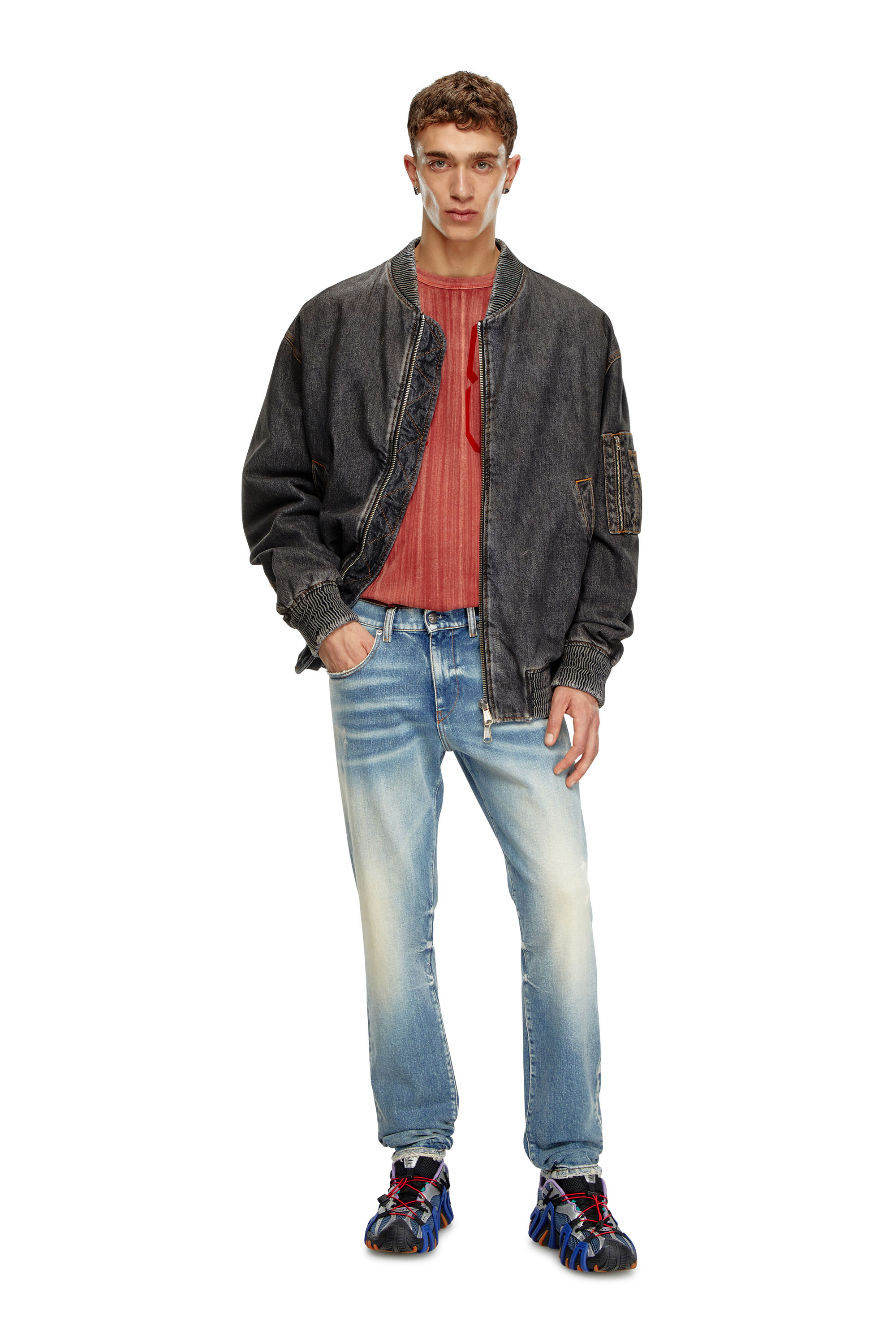 Diesel - Slim Jeans 2019 D-Strukt 007V8, Azul medio - Image 5