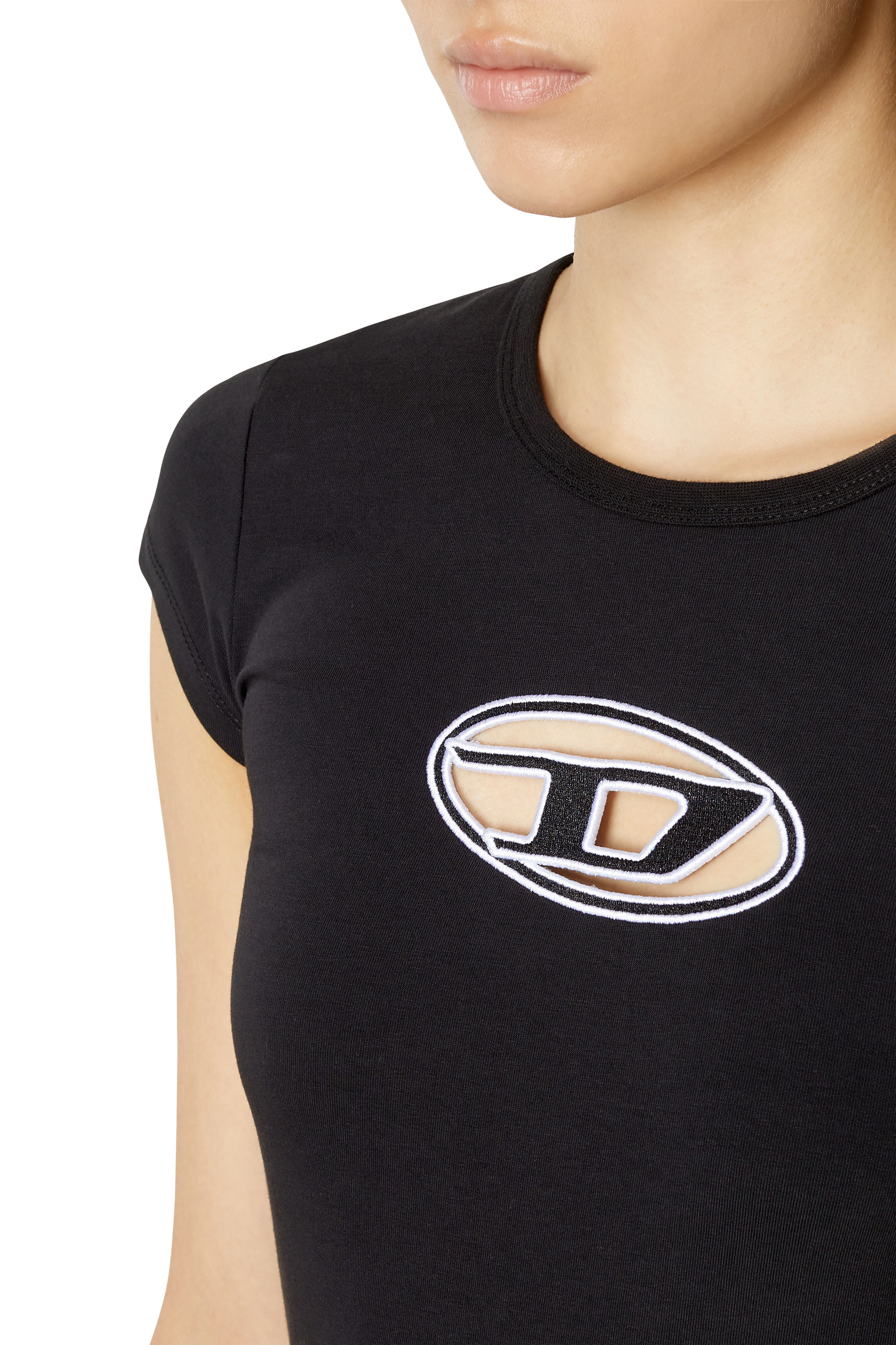 T-ANGIE Mujer: Camiseta con logotipo cucú | Diesel