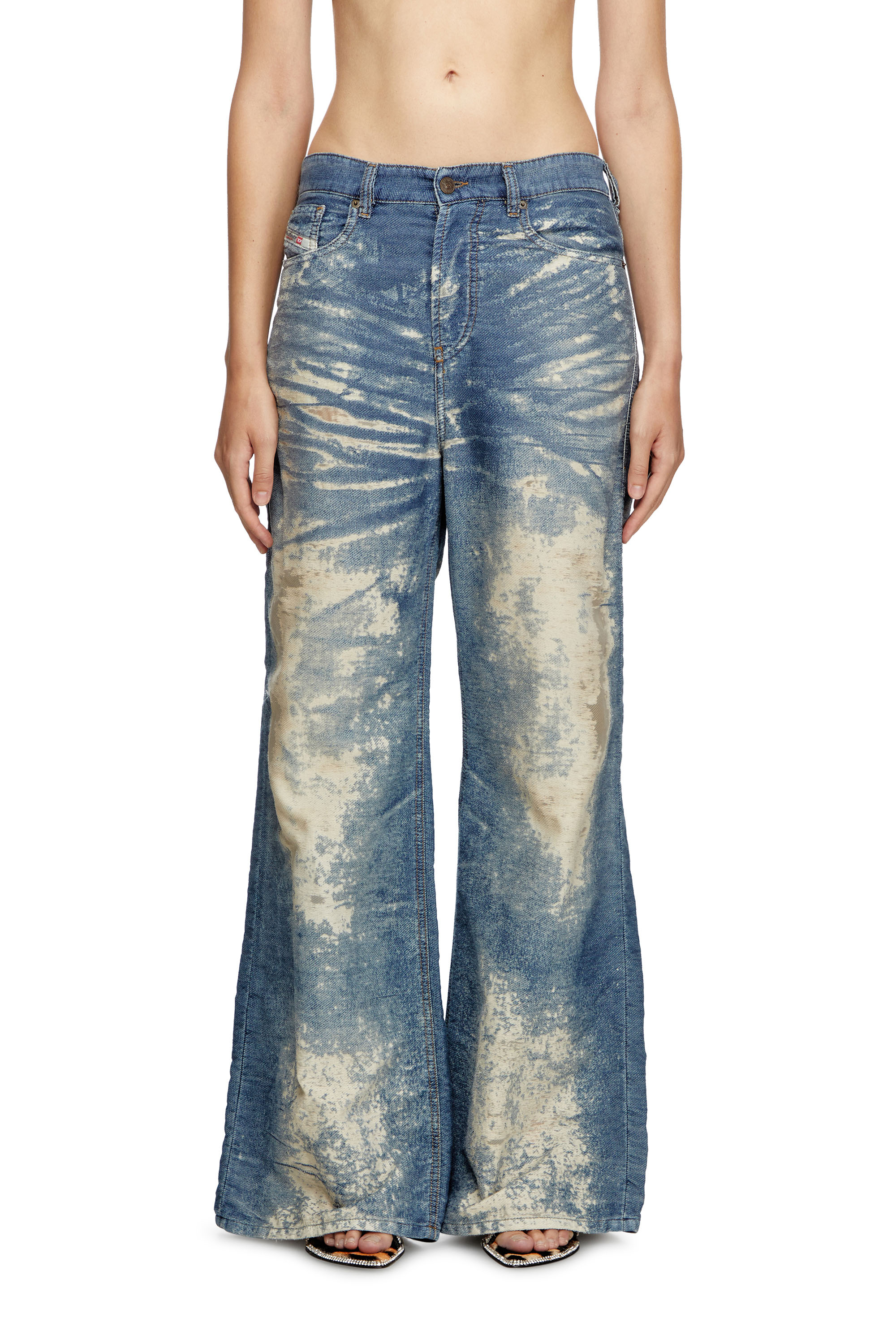 Diesel - Relaxed Jeans 1996 D-Sire 068RE Mujer, Azul medio - 2