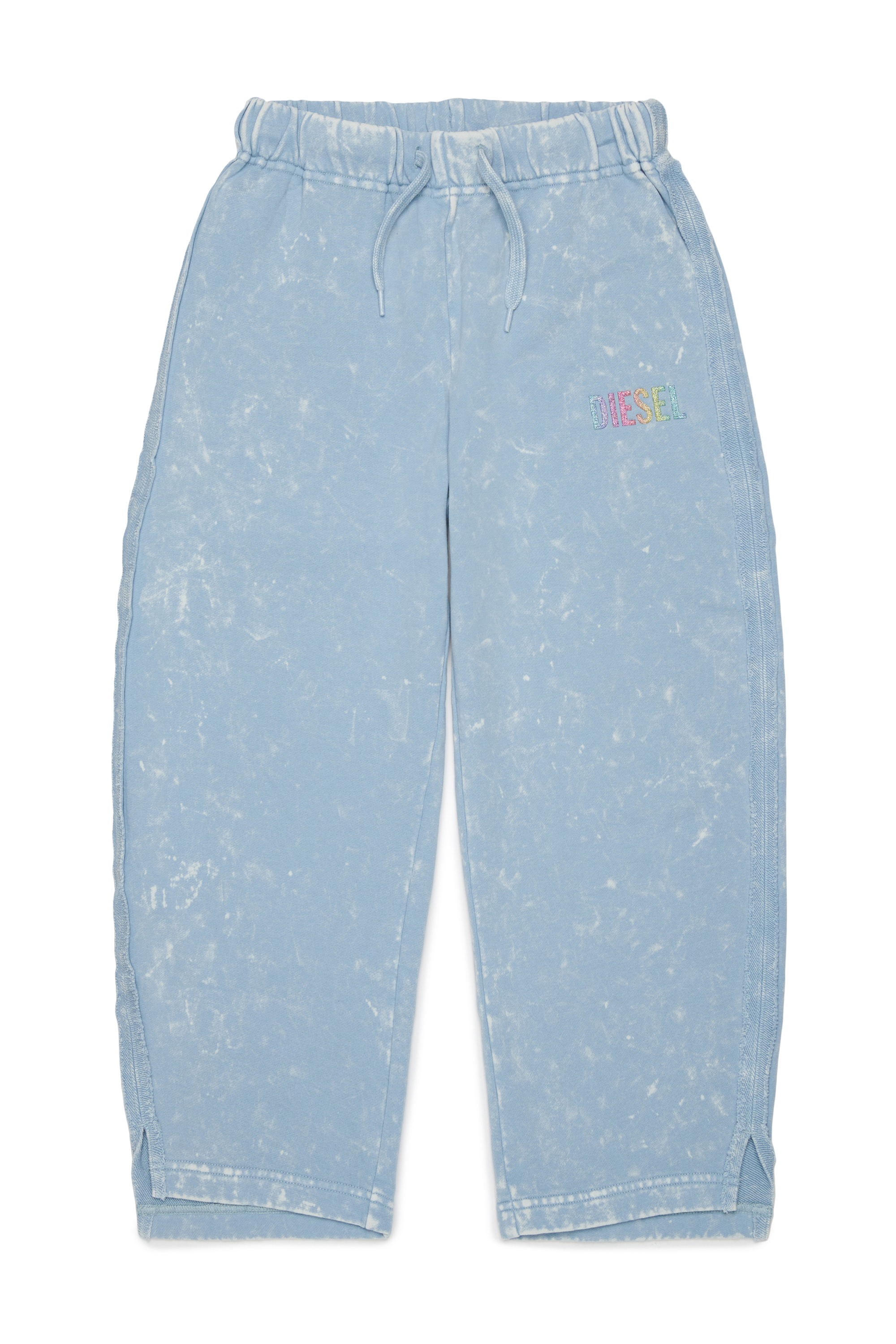 Diesel - PLOXY, Pantal&oacute;n de algod&oacute;n con efecto jaspeado Mujer in Azul marino - 1