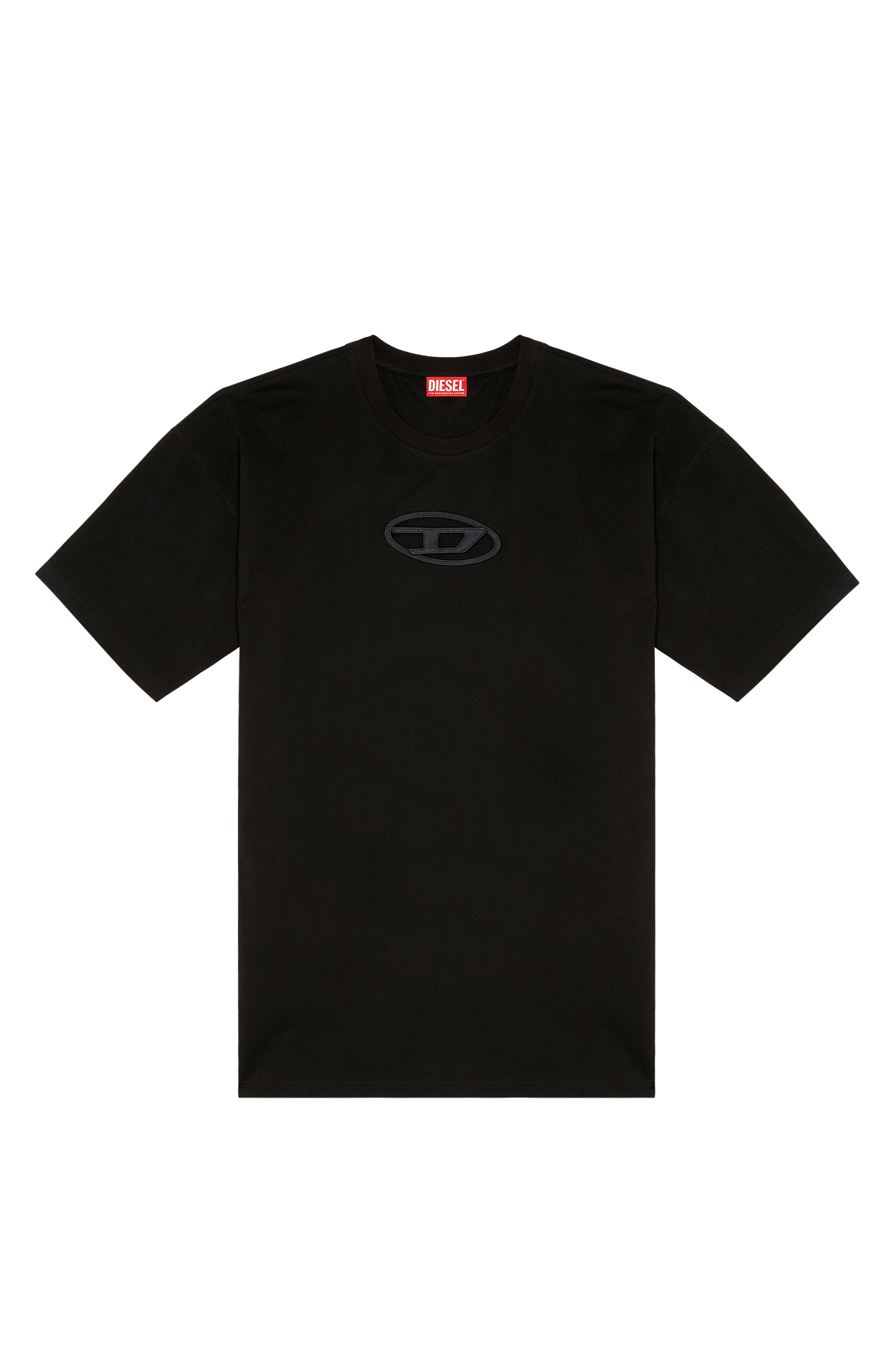 Diesel - T-BOXT-OD, Unisex Camiseta con Oval D bordado in Negro - Image 6