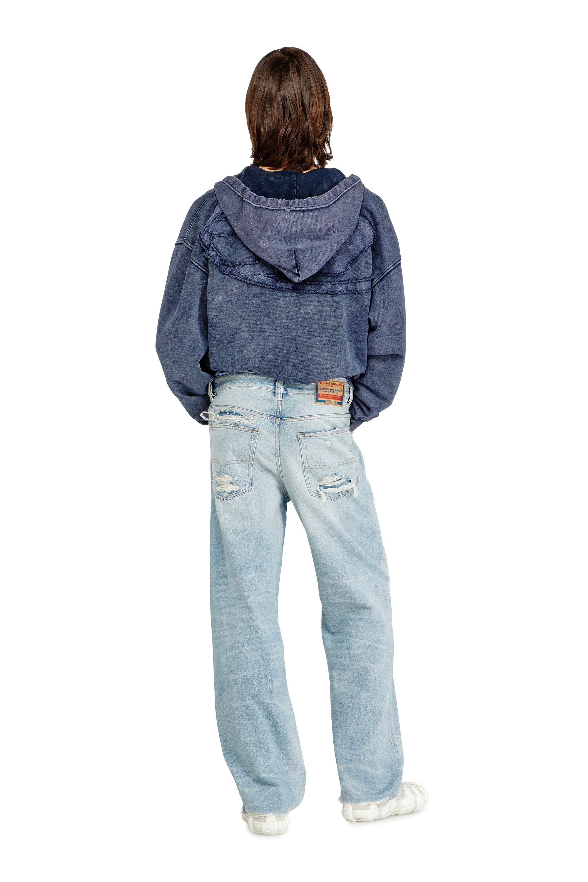 Diesel - Man's Relaxed Jeans 2001 D-Macro 09M53, Light Blue - 3