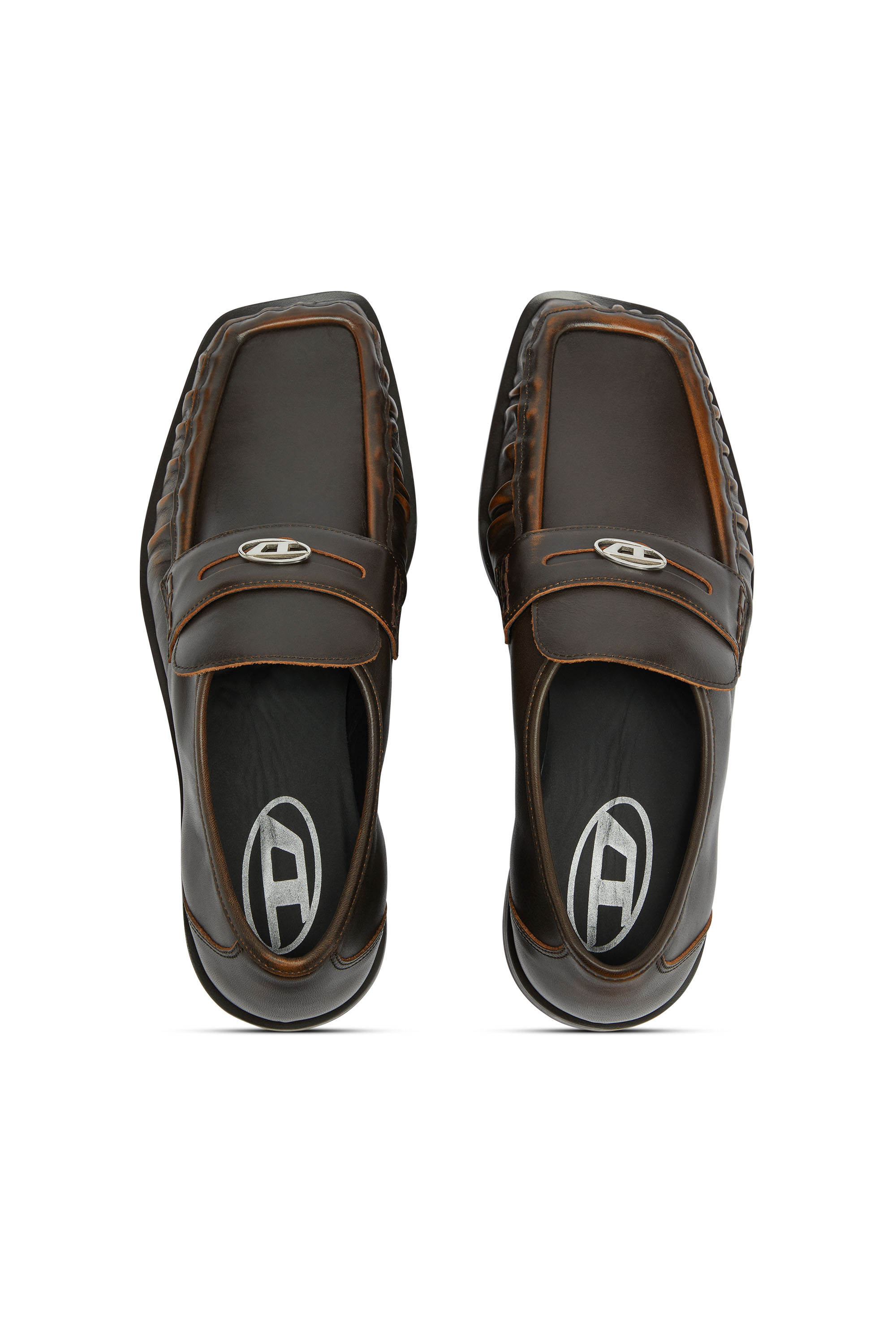 Diesel - D-AMBER LOAFER, D-Amber - Mocasines penny de piel Hombre in ToBeDefined - 5