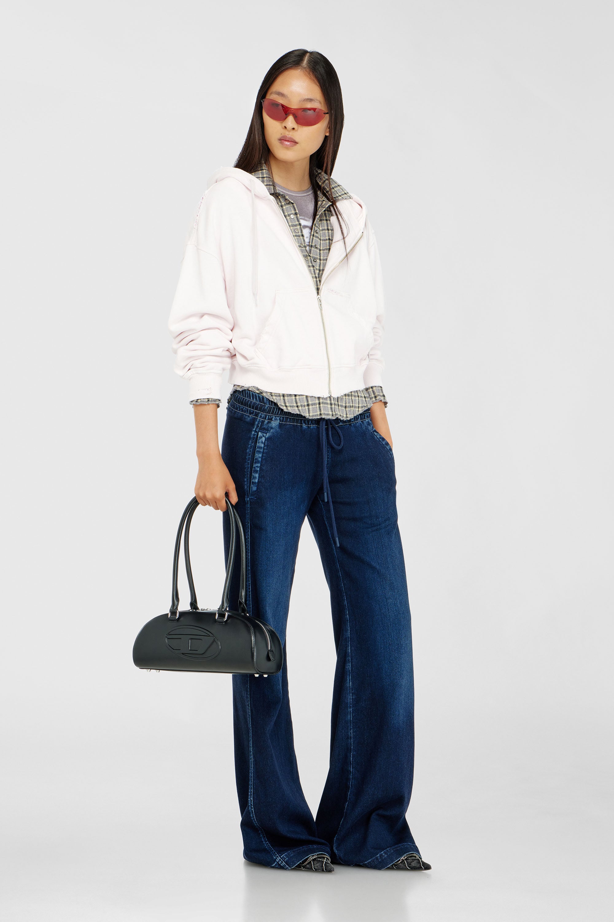 Diesel - Relaxed 2078 D-Ainty Joggjeans&reg; 09P96 Mujer, Azul Oscuro - 1