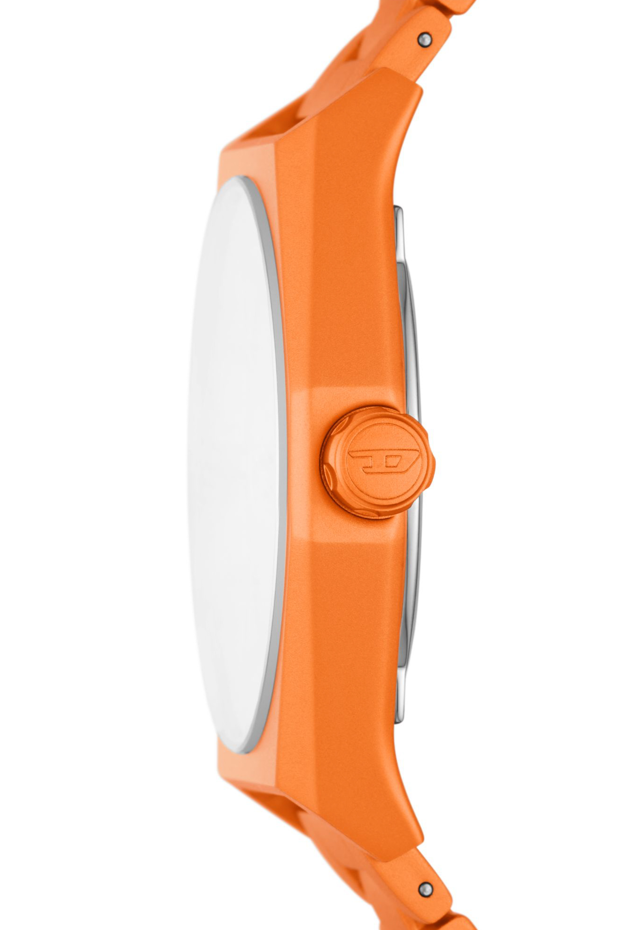 Diesel - DZ2209, Hombre Reloj Scraper de aluminio naranja con movimiento de tres agujas in Naranja - Image 4