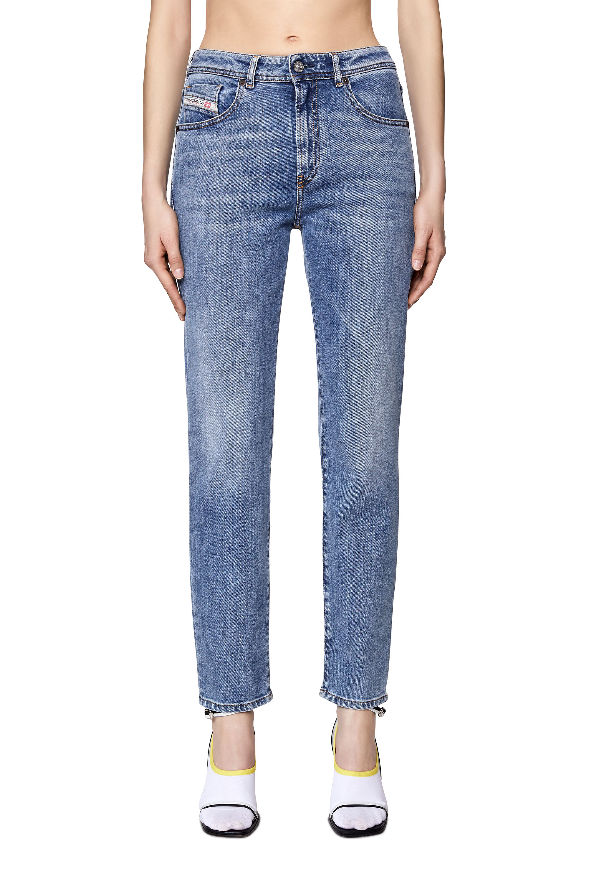 Diesel - 2004 09C12 Tapered Jeans, Azul Claro - Image 1