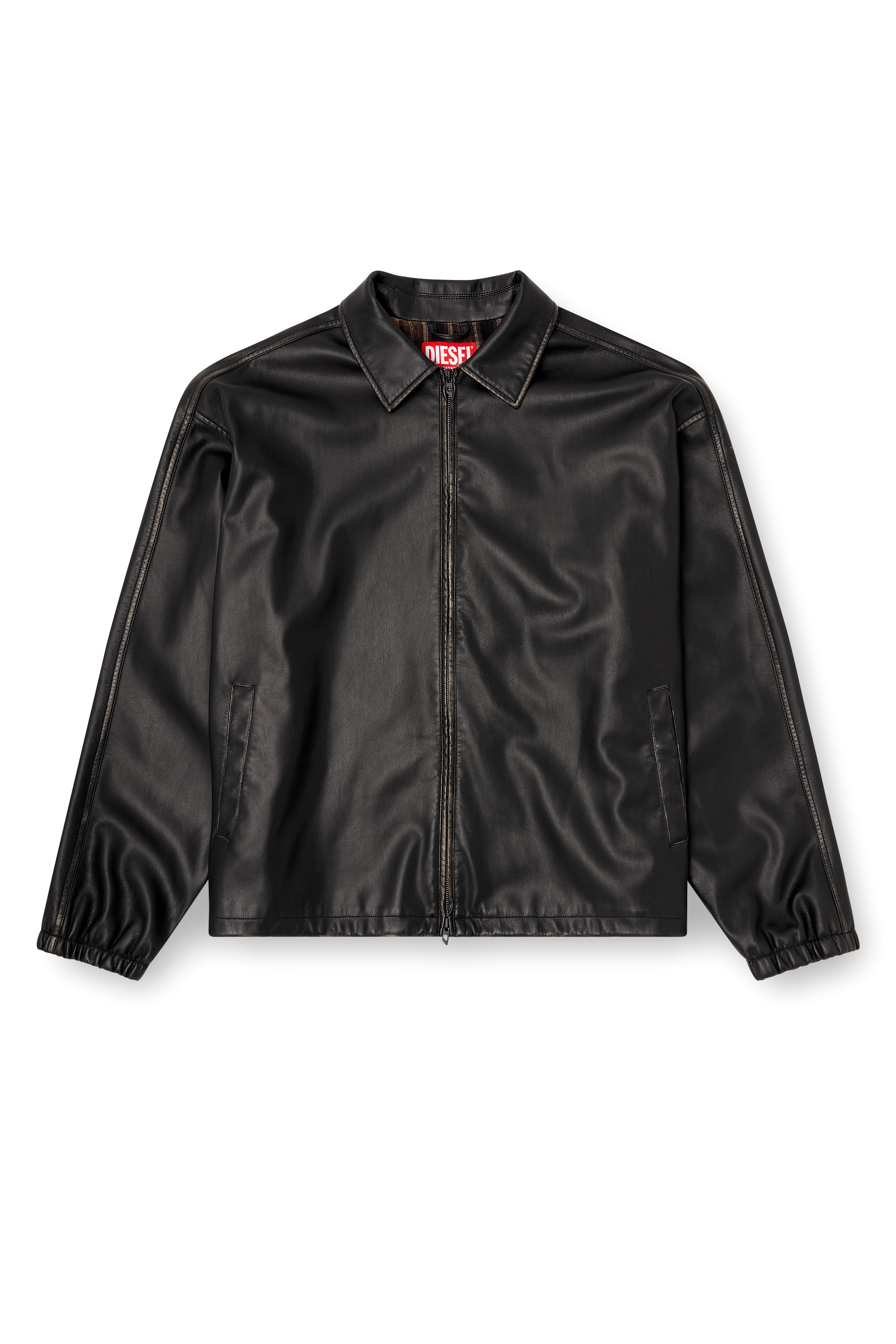 Diesel - J-AKE, Chaqueta de tejido técnico tratado Unisex in Negro - 3