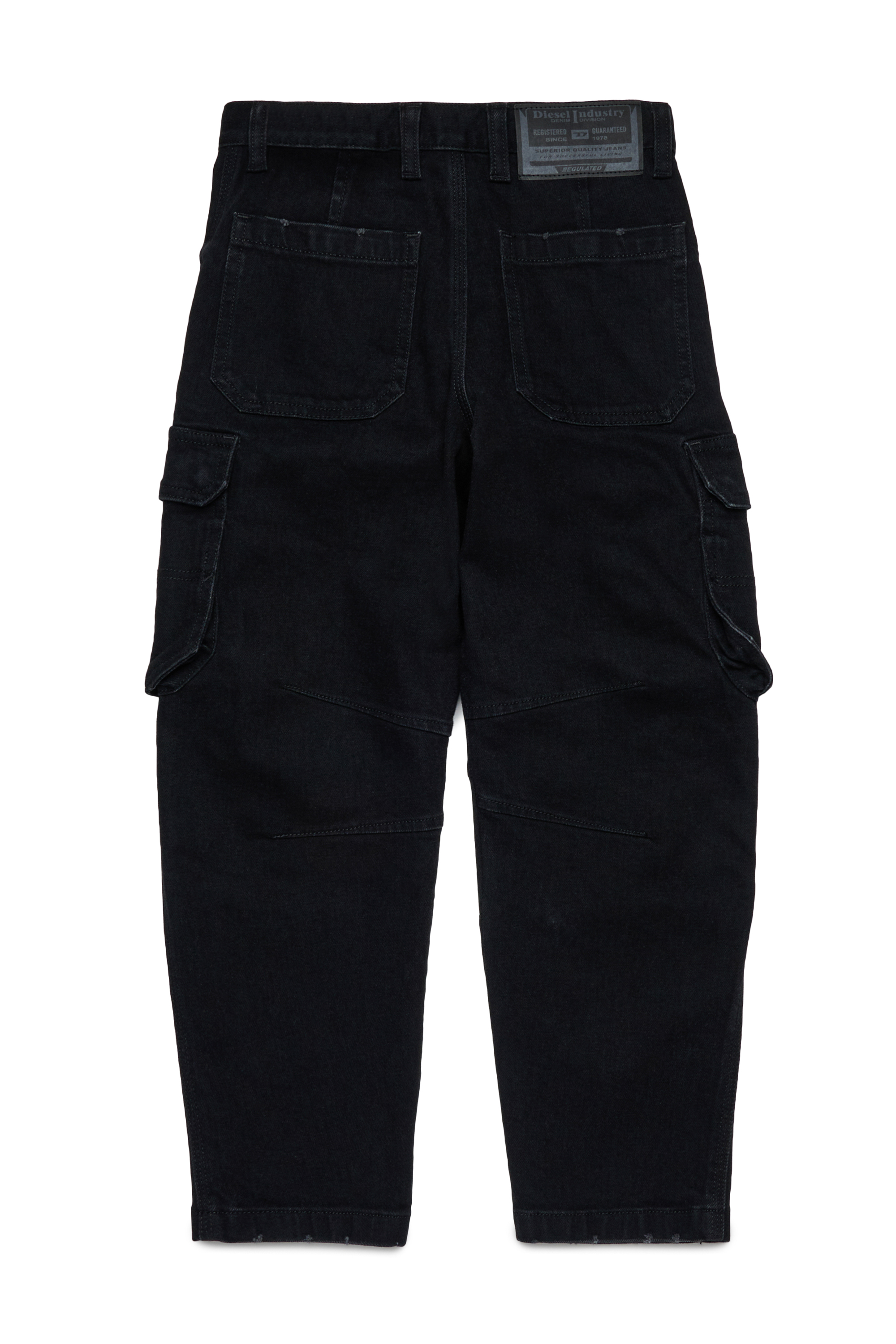 Diesel - D-DAVE-CARGO-J Hombre, Negro/Gris oscuro - 2