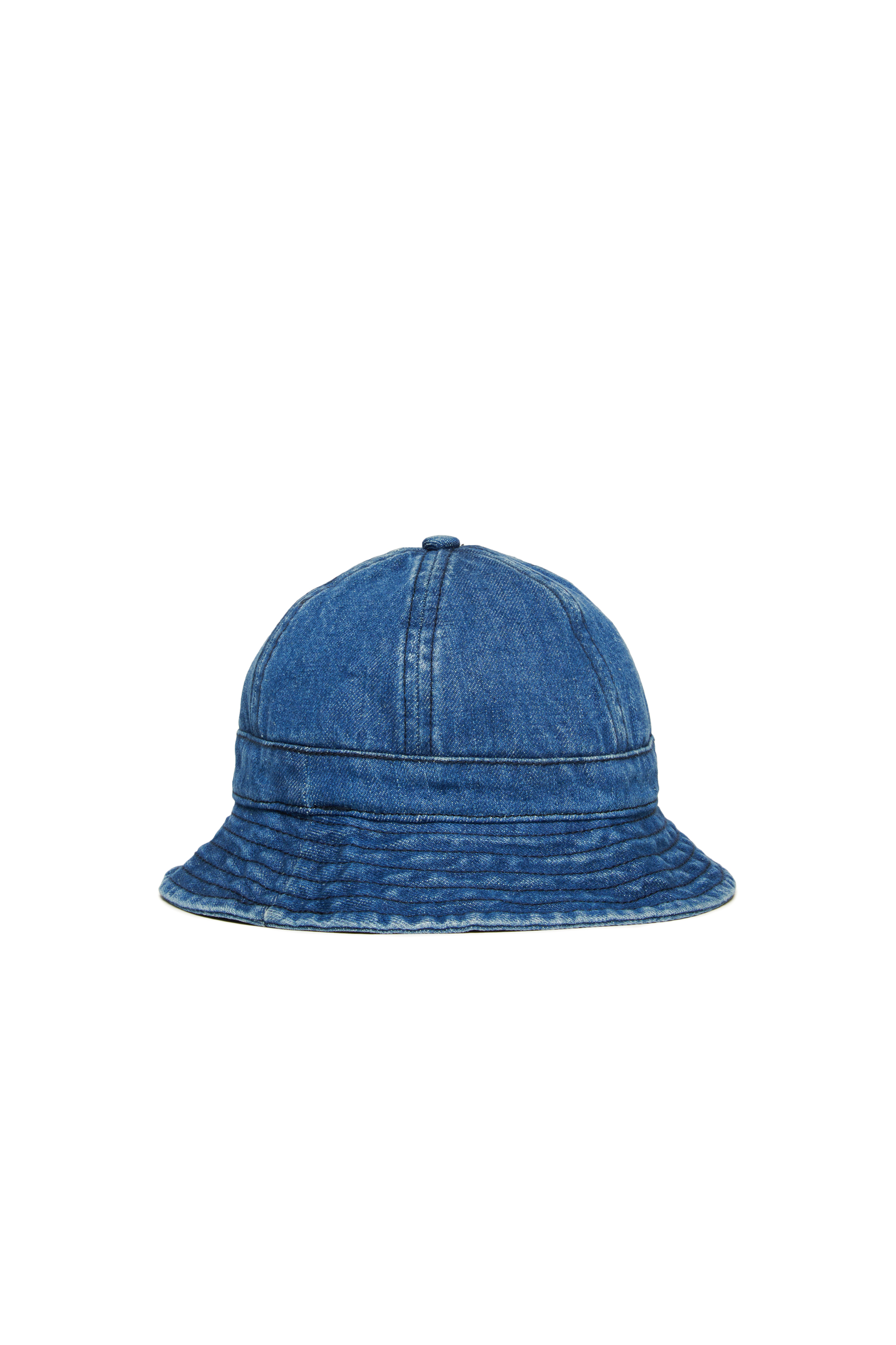 Diesel - FDENB, Sombrero de pescador de denim con parche Oval D Unisex in Azul marino - 2