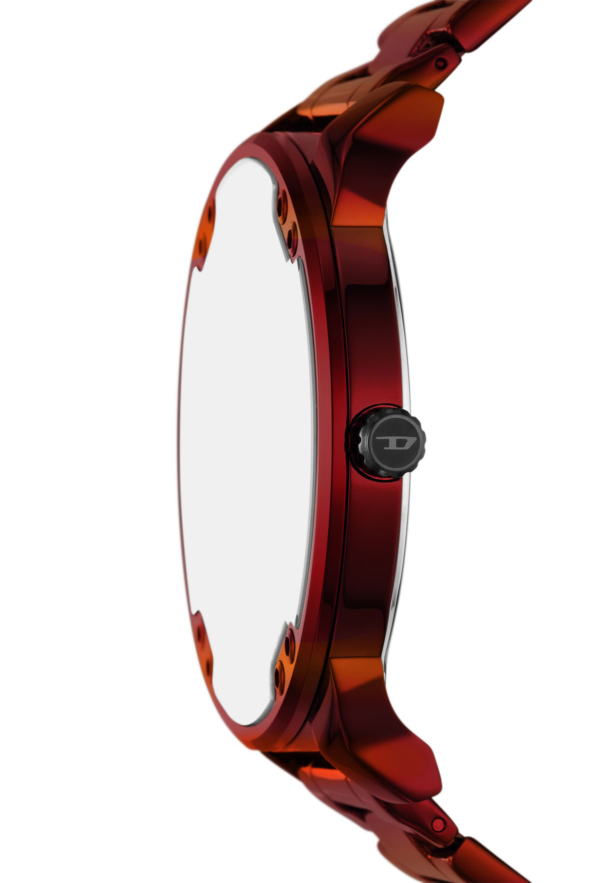 Diesel - DZ7491 WATCH, Reloj Slim Mr. Daddy rojo de acero inoxidable Hombre in Rojo - 3