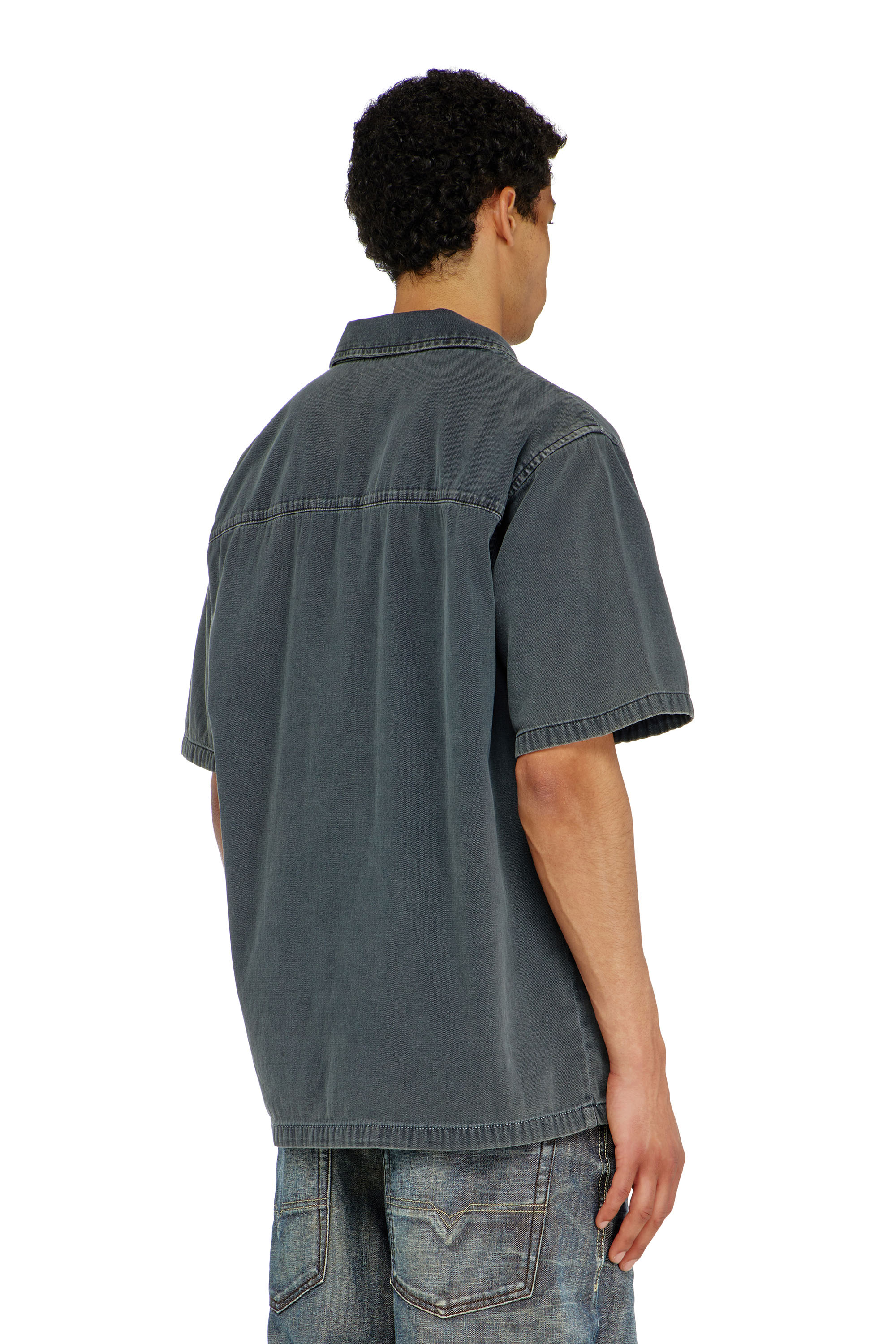 Diesel - D-NABIL-P, Camisa bowling de denim de color Hombre in ToBeDefined - 4