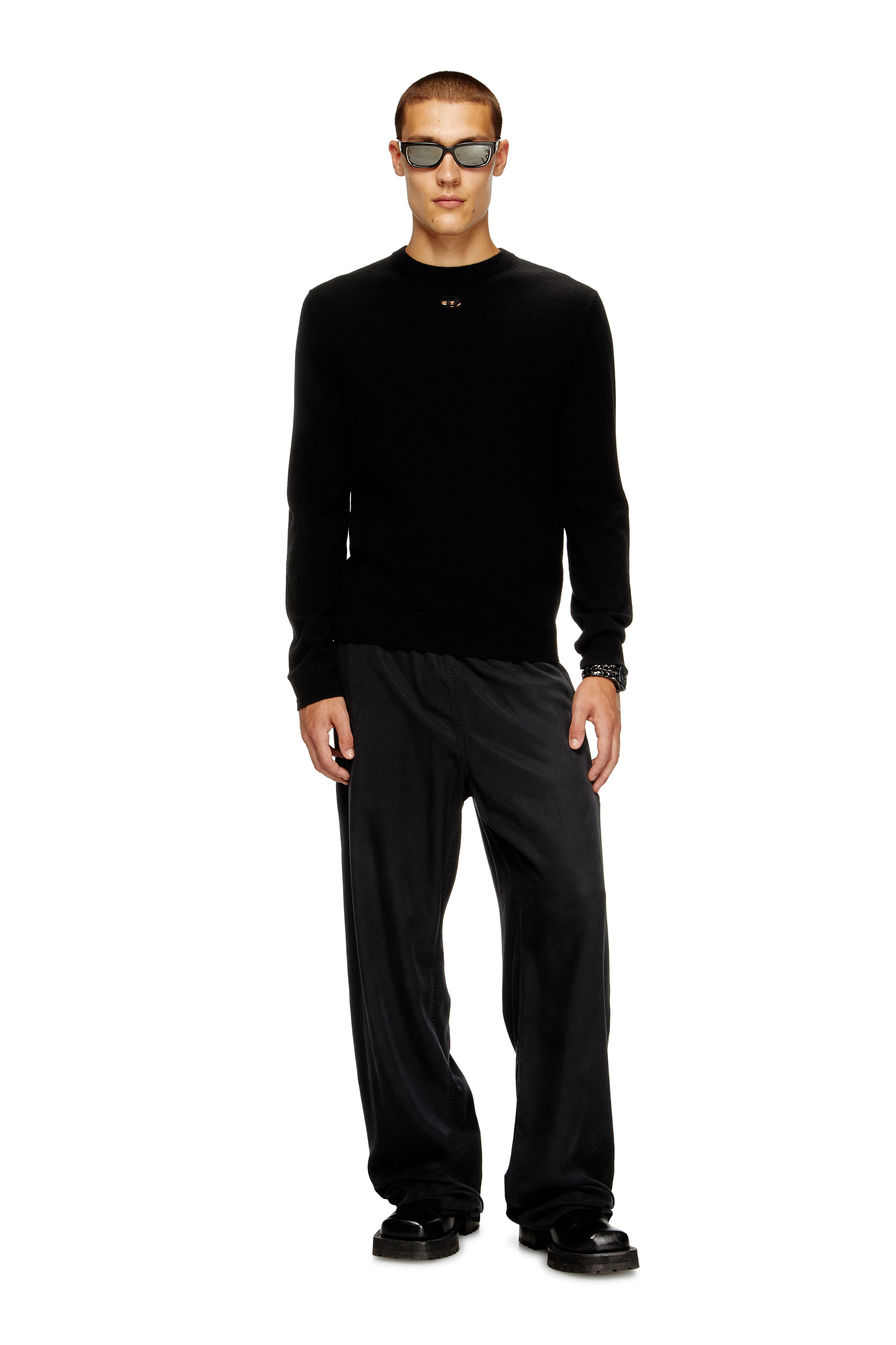 Diesel - K-VIERI, Jersey de lana y cachemira Hombre in Negro - 2
