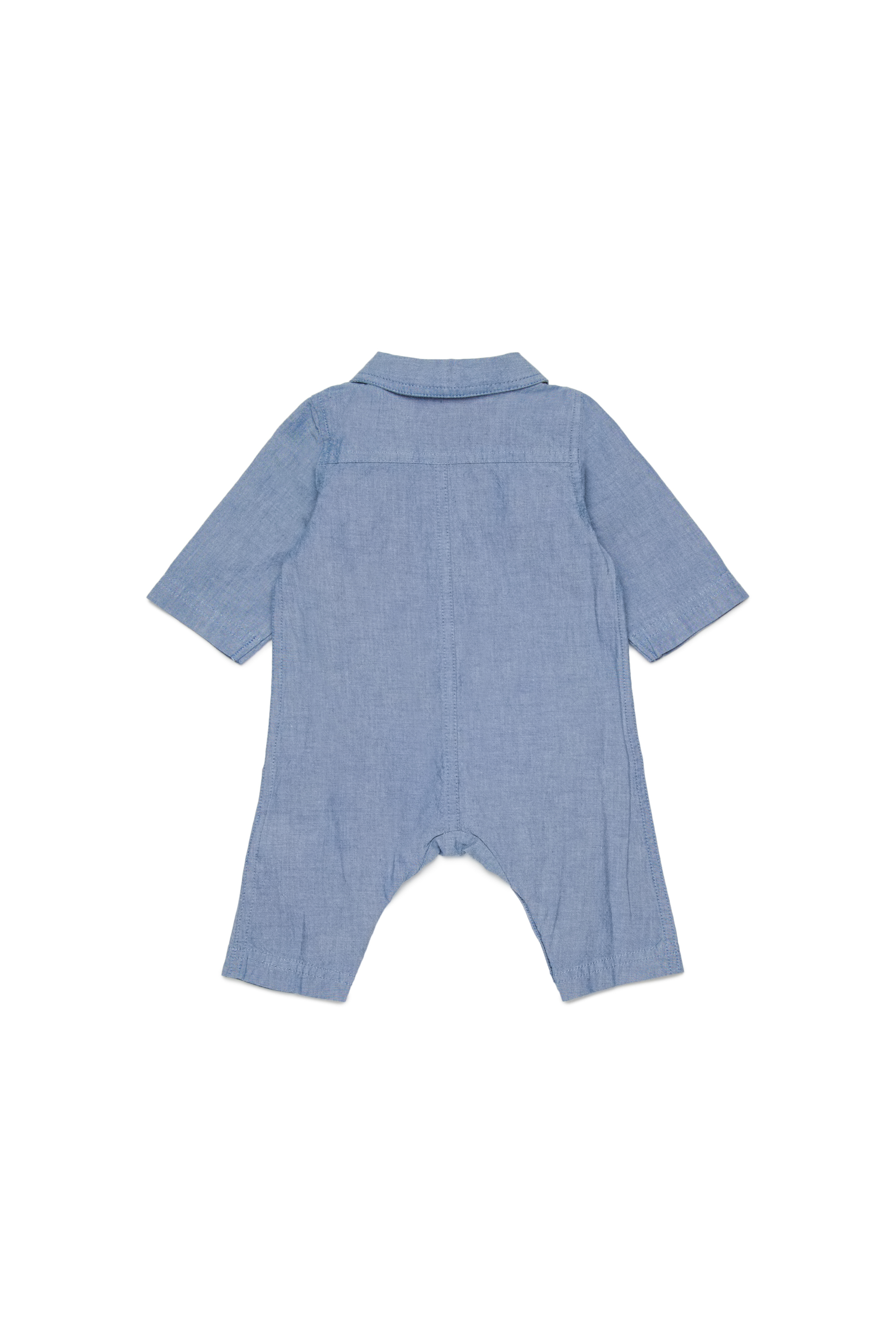 Diesel - JUSTY-NB, Mono de algod&oacute;n con bolsillos bordados Unisex in Azul marino - 2