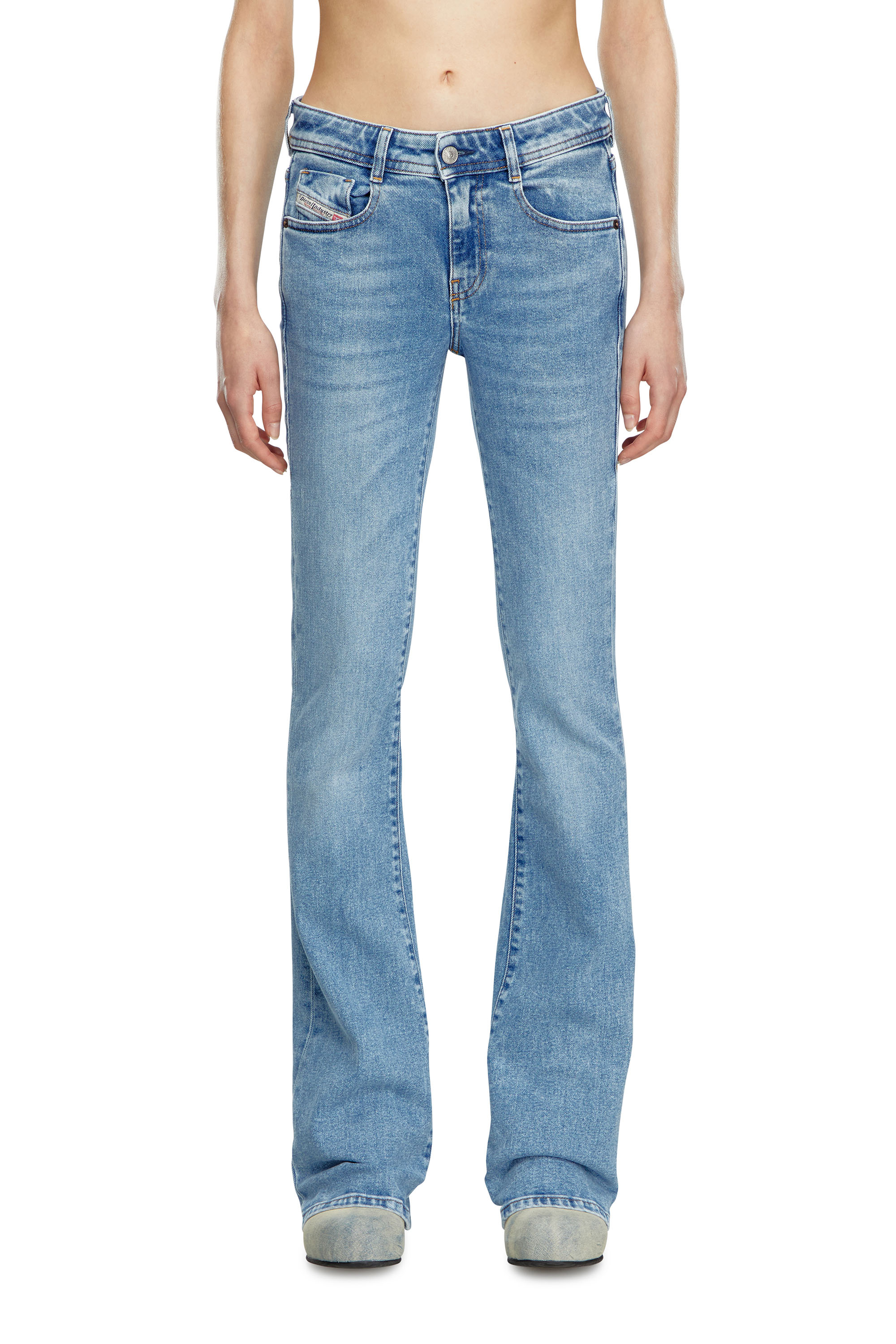 Diesel - 1969 D-Ebbey 9B92L Bootcut and Flare Jeans, Azul Claro - Image 1