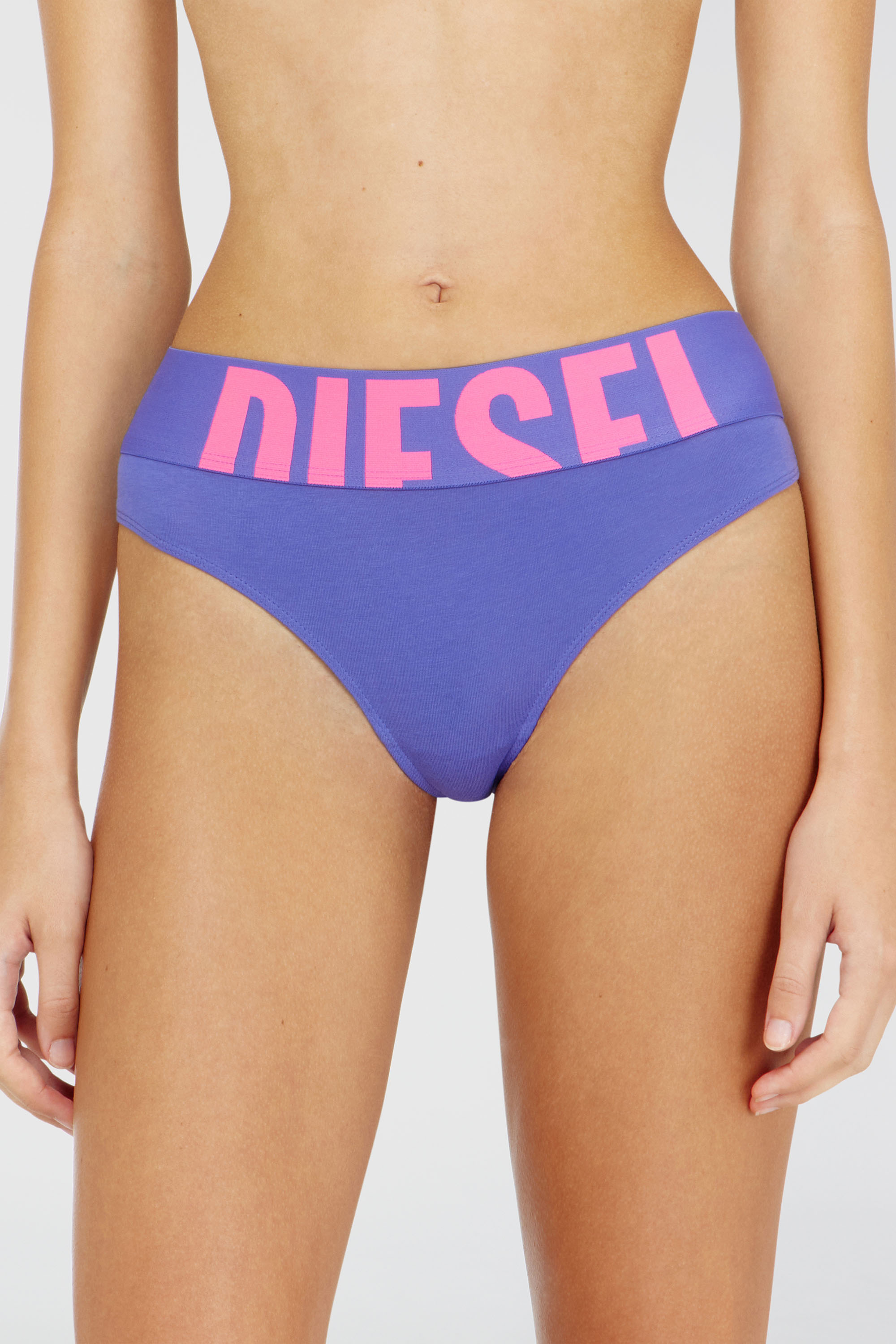 Diesel - UFST-STARS-THREEPACK, Paquete de tres tangas con logotipo recortado Mujer in Multicolor - 3
