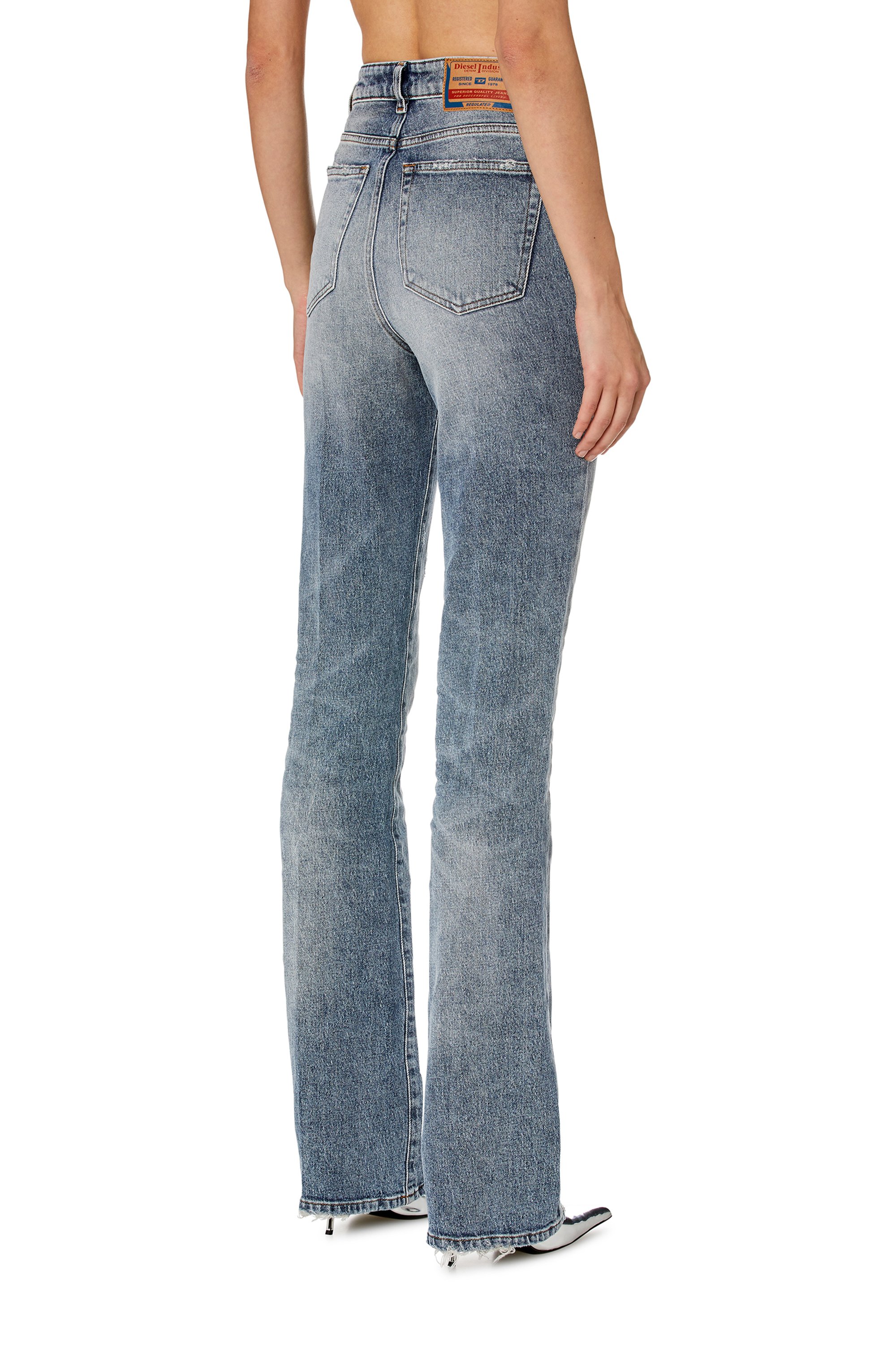 Diesel - Bootcut Jeans 2003 D-Escription 09J57 Mujer, Azul medio - 2