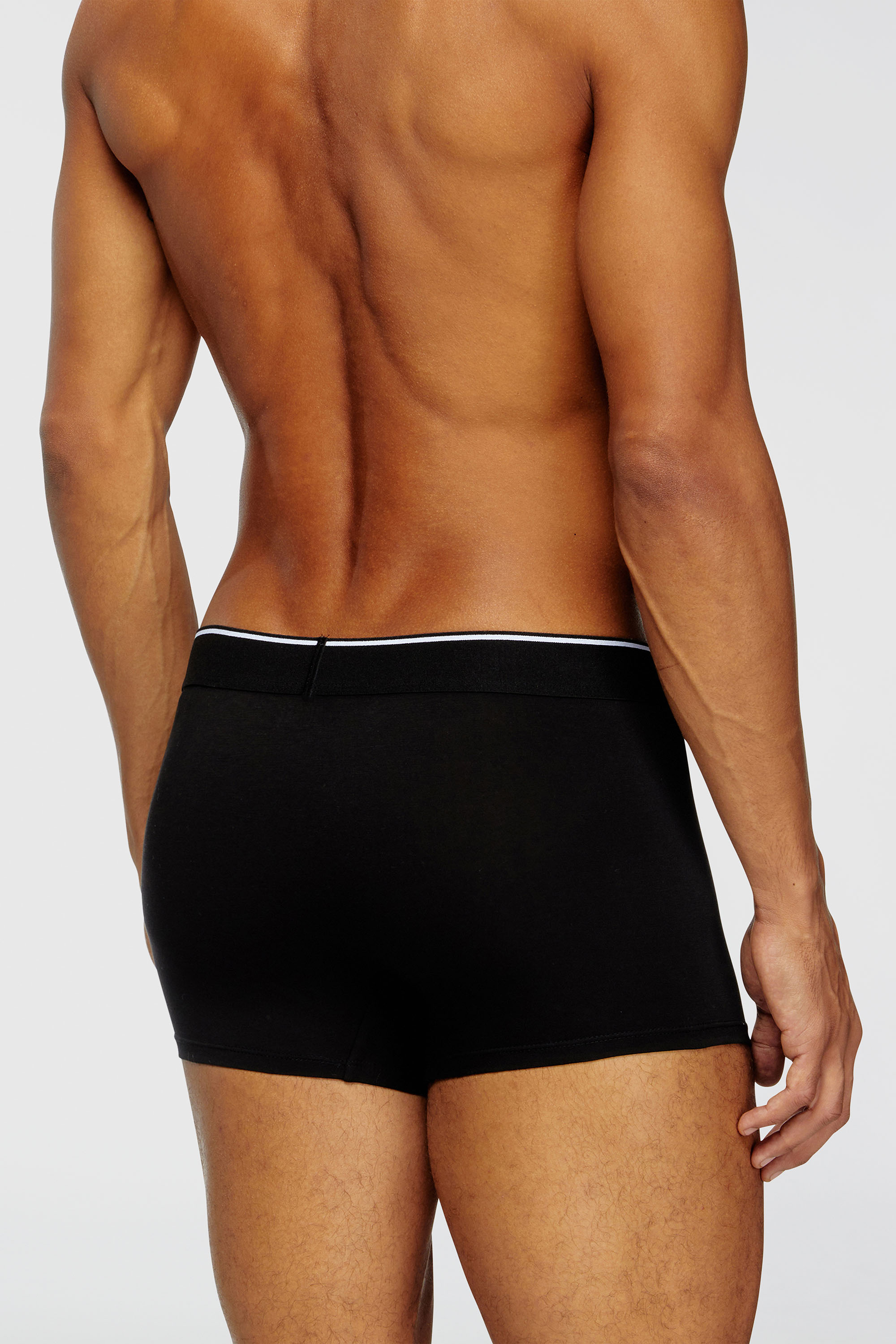 Diesel - UMBX-DAMIENTHREEPACK, Paquete de tres b&oacute;xers ajustados lisos Hombre in Negro - 4