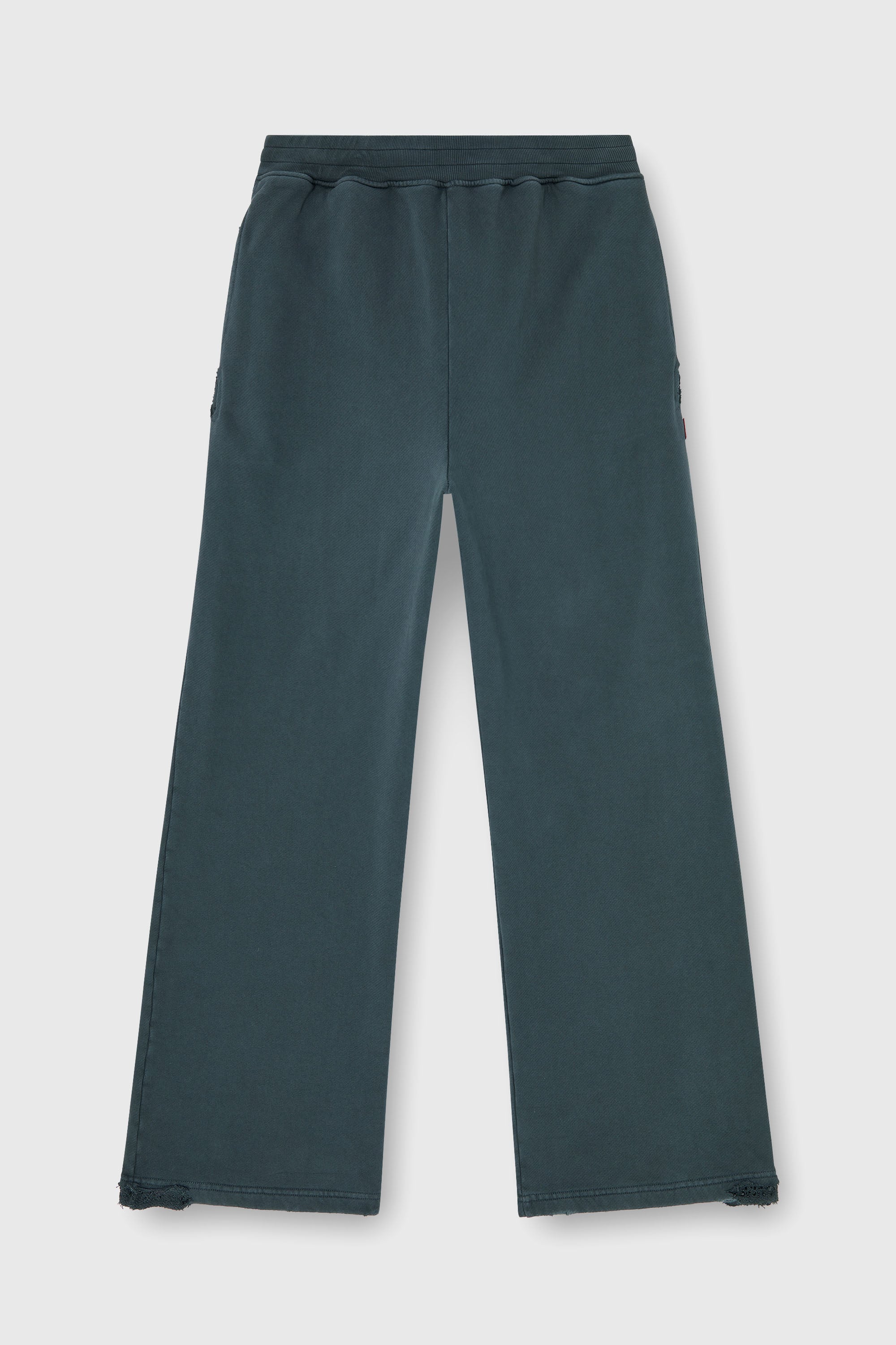 Diesel - P-MARTAINS-CRYSTALS, Pantal&oacute;n efecto desgastado con detalles de cristal Hombre in Verde - 2