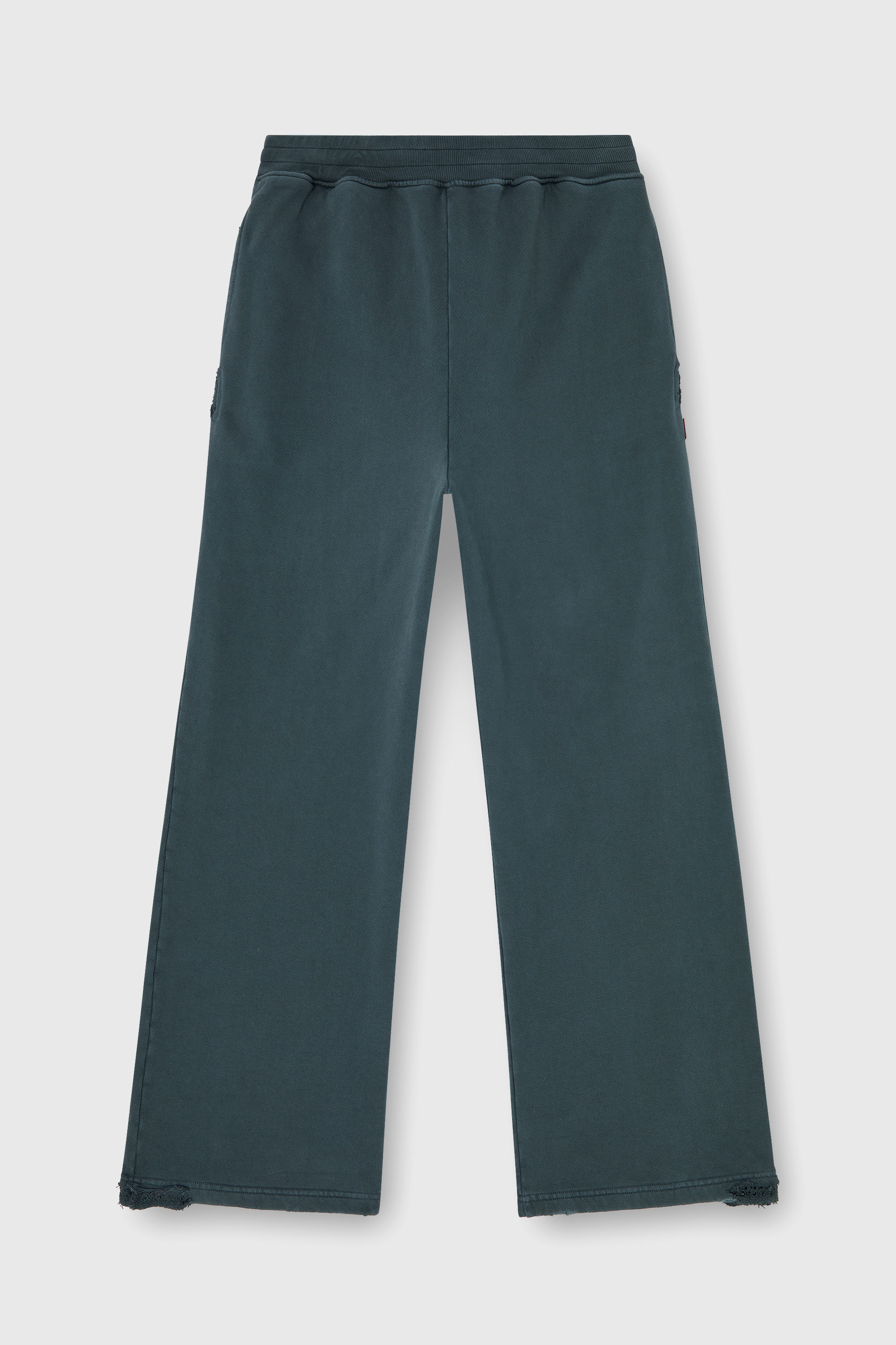 Diesel - P-MARTAINS-CRYSTALS, Pantal&oacute;n efecto desgastado con detalles de cristal Hombre in Verde - 2