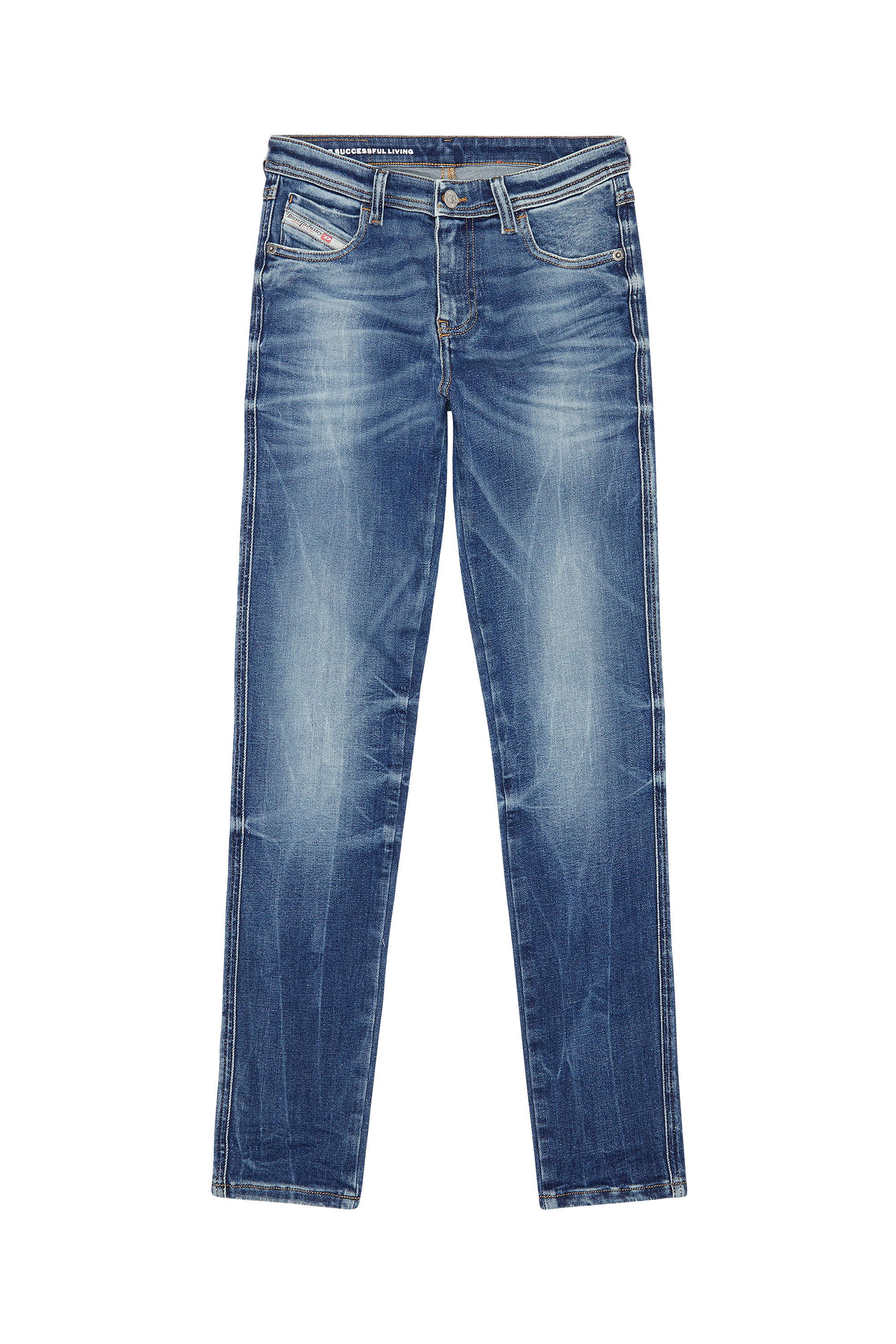 Diesel - Skinny Jeans 2015 Babhila 09G30, Azul medio - Image 5