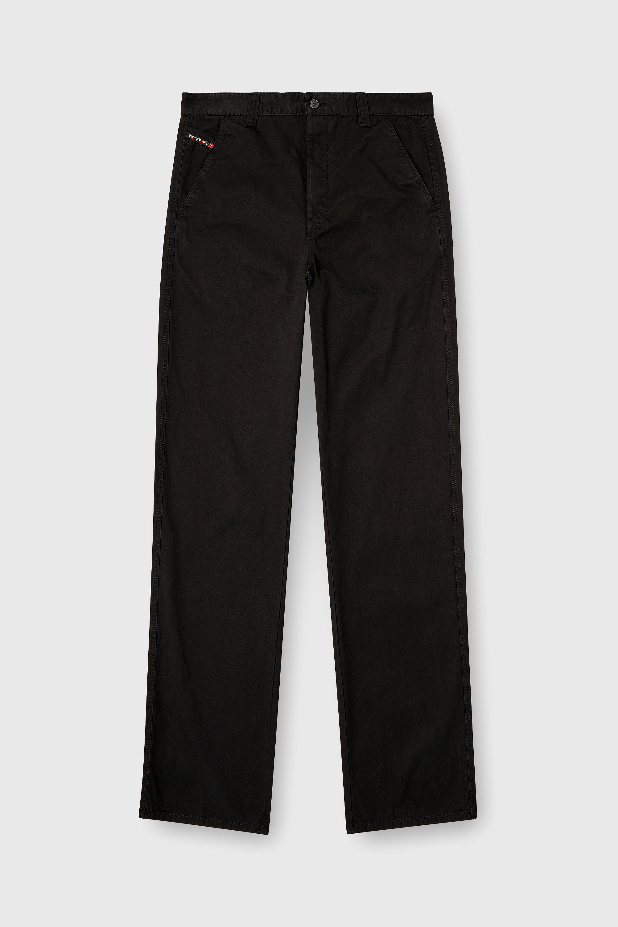 Diesel - P-HANT-CHINO, Pantalones chinos Hombre in Negro - 2