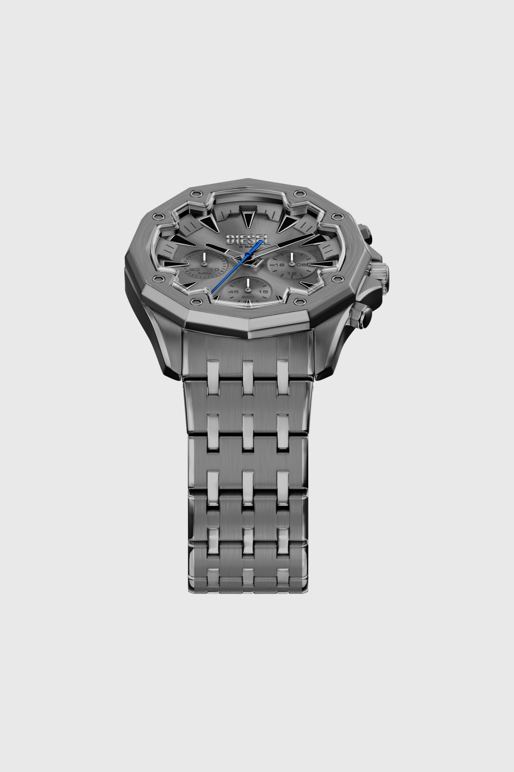 Diesel - DZ4708 WATCH, Reloj Spiked de acero inoxidable Hombre in Gris - 4