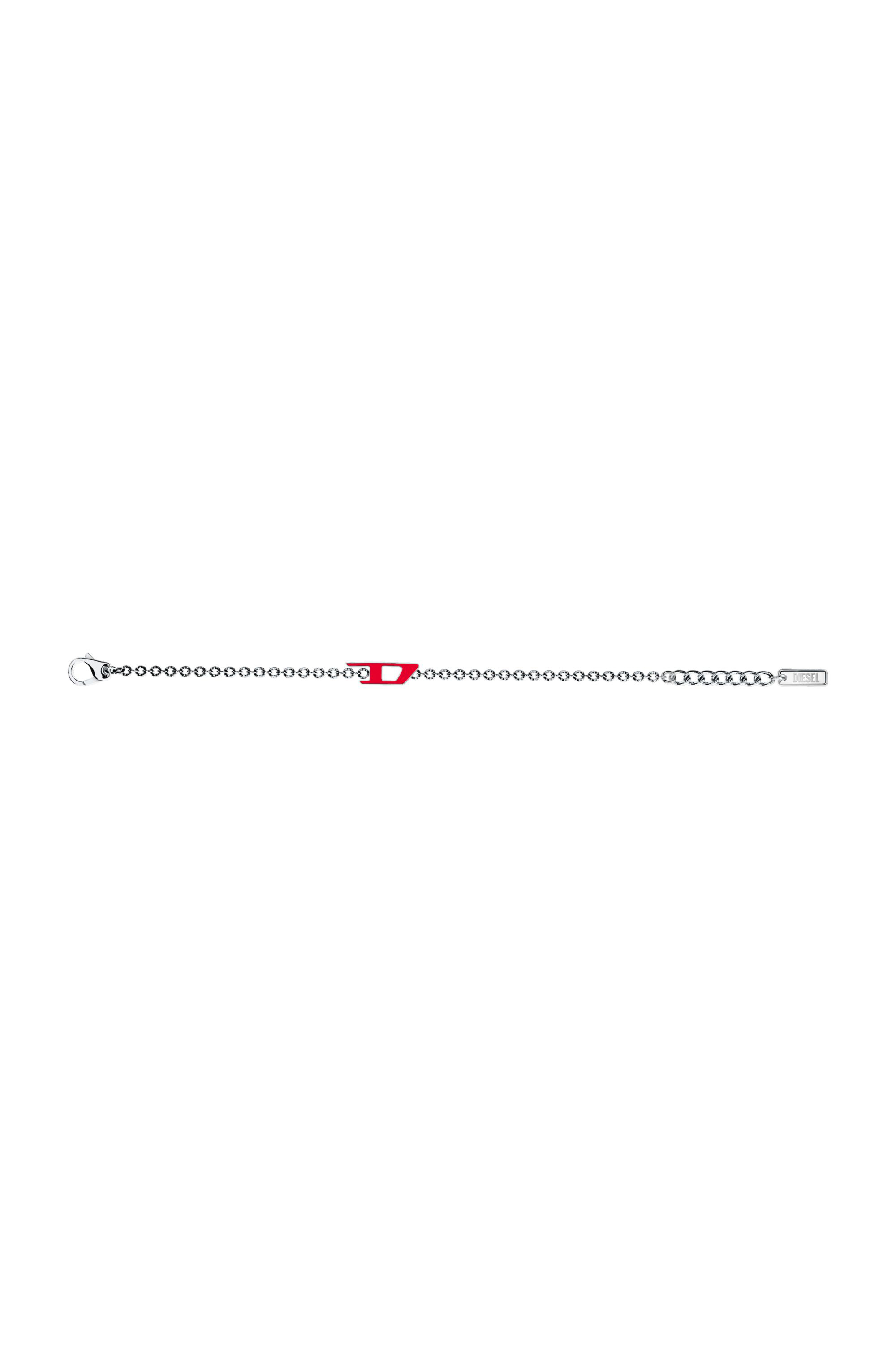 Diesel - DX1691040 JEWELLERY, Pulsera de cadena de acero inoxidable Unisex in Plateado - 4