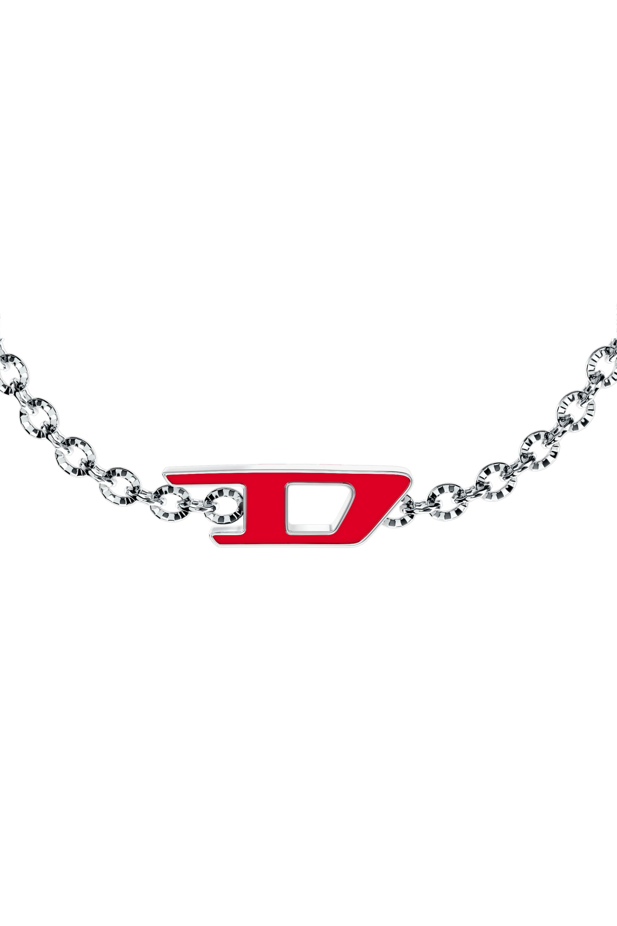 Diesel - DX1691040 JEWELLERY, Pulsera de cadena de acero inoxidable Unisex in Plateado - 3