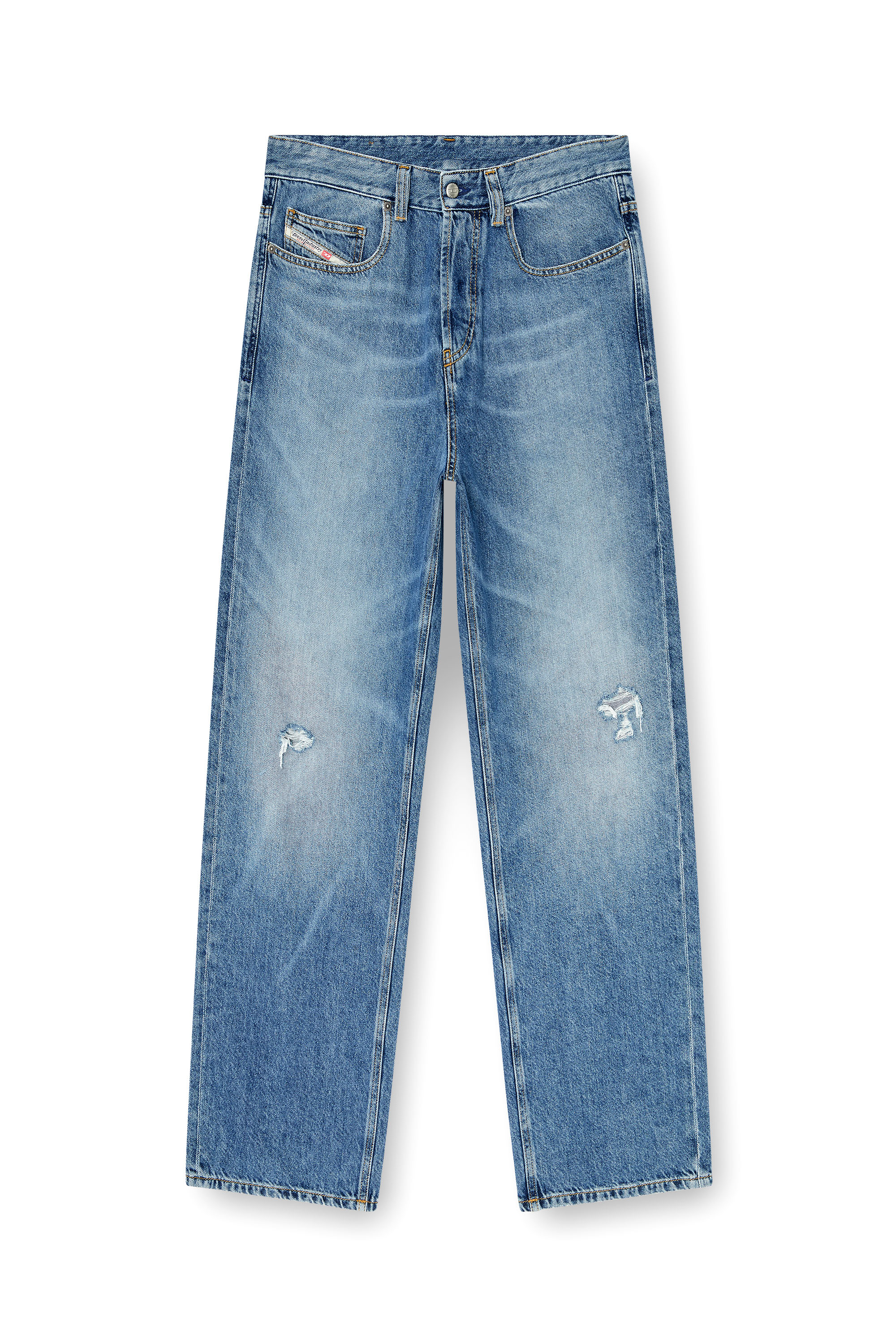 Diesel - Relaxed Jeans 2001 D-Macro 09P61 Hombre, Azul medio - 3