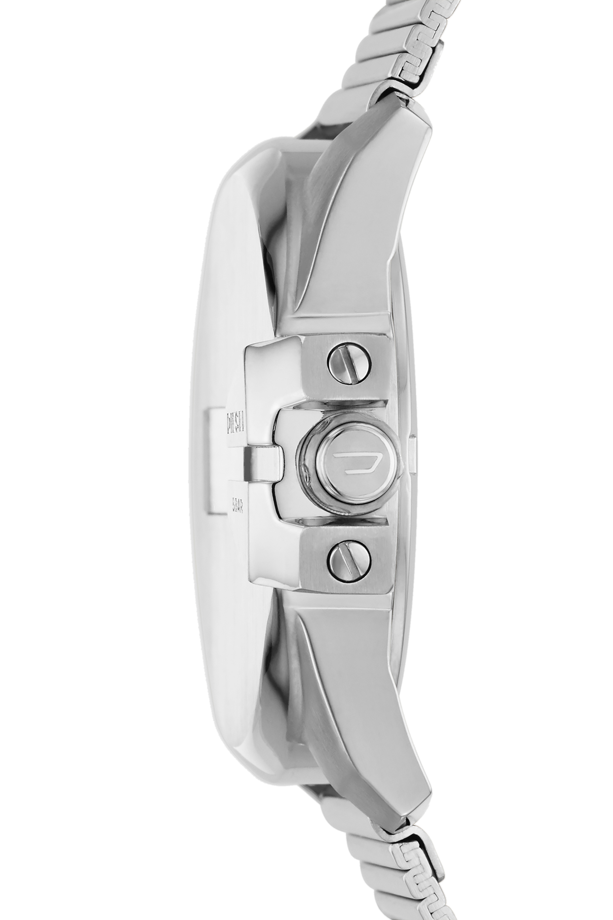 Diesel - DZ1962, Reloj digital Baby Chief con pulsera en acero inoxidable Unisex in Plateado - 3