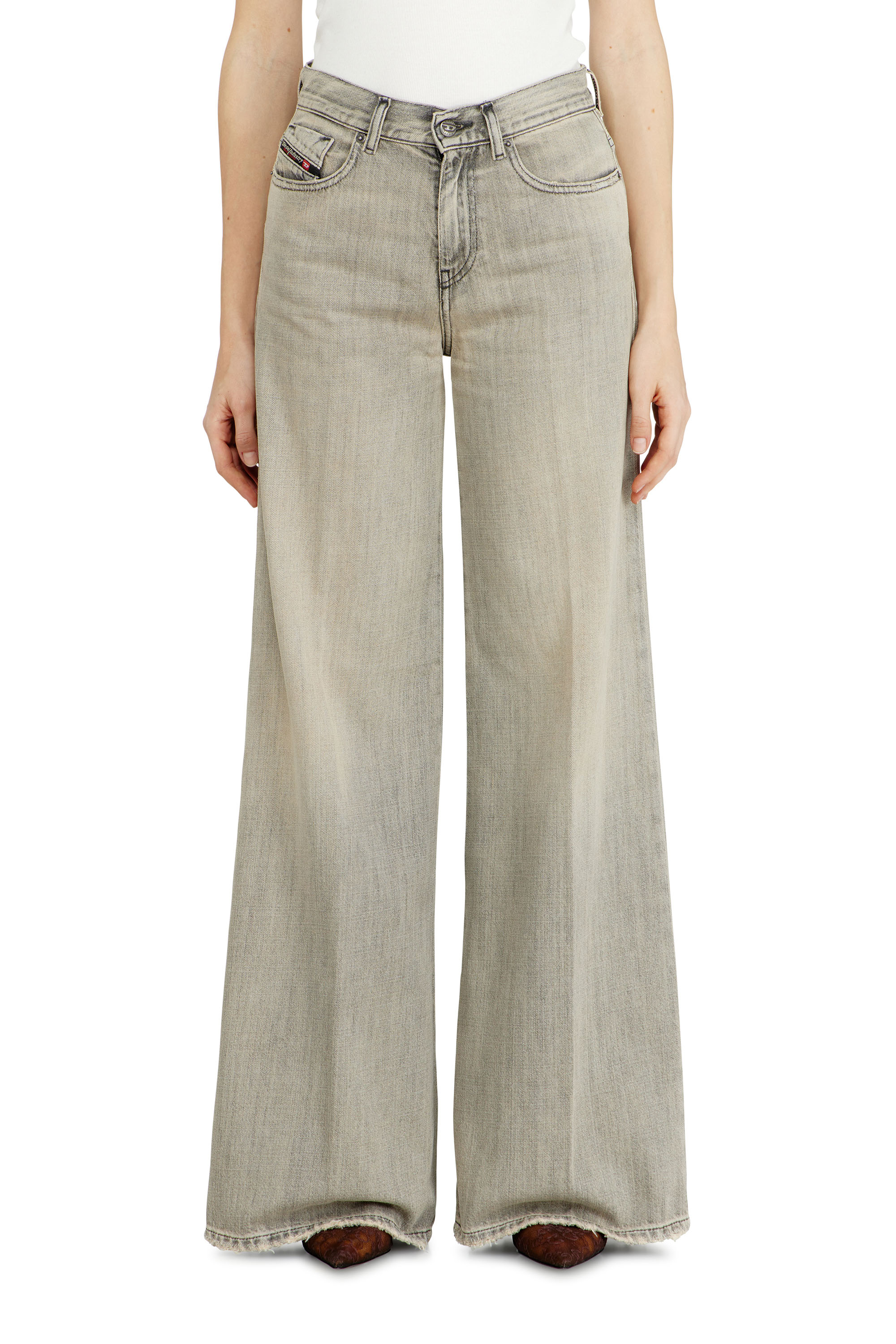 Diesel - Flare Jeans 1978 D-Akemi 068RU Mujer, Gris - 4