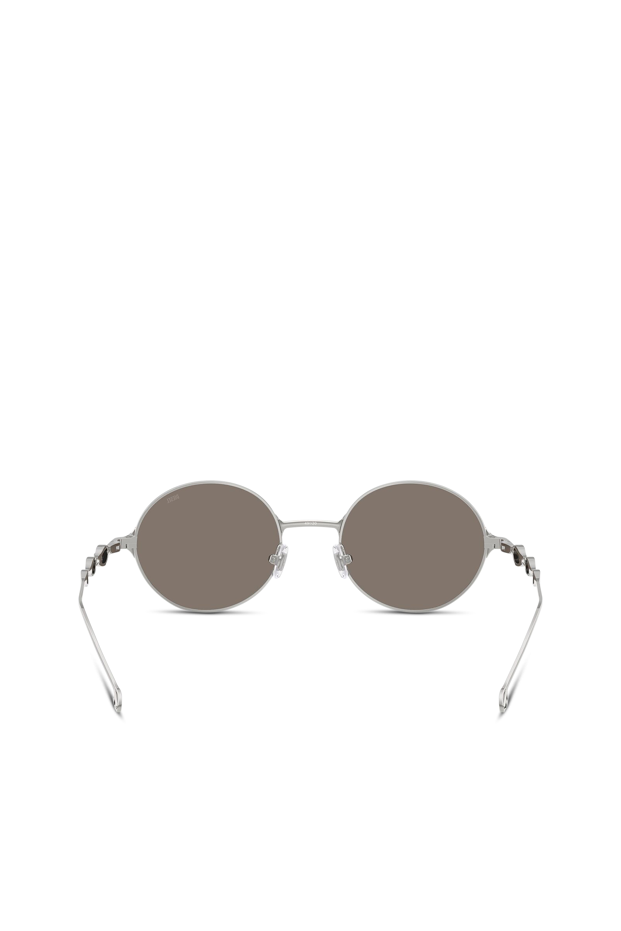 Diesel - 0DL1008, Gafas cuadradas Unisex in Plateado - 3