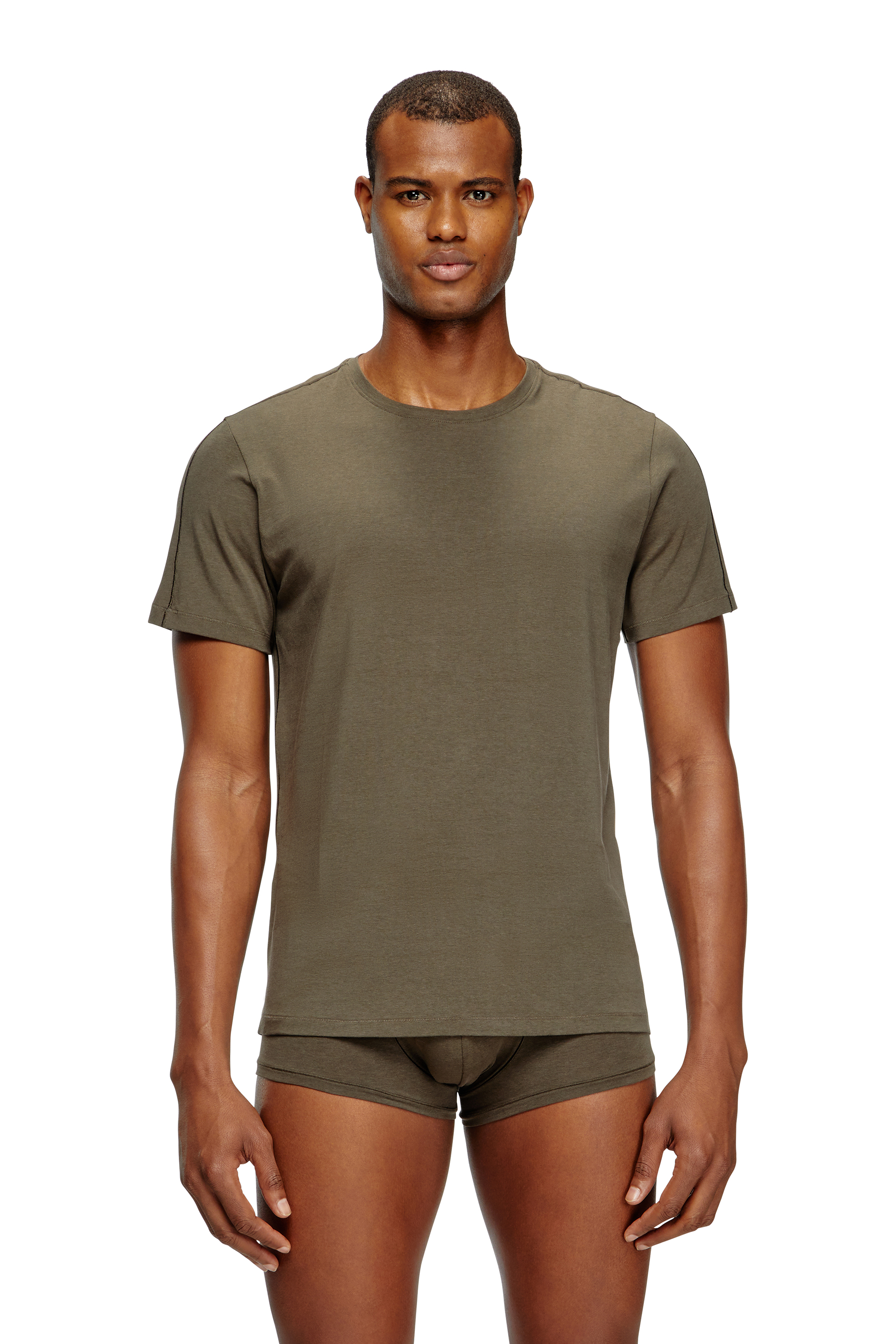 Diesel - RANDAL-D-MONO-2PACK, Paquete de 2 camisetas de tejido de punto fluido Hombre in Multicolor - 3