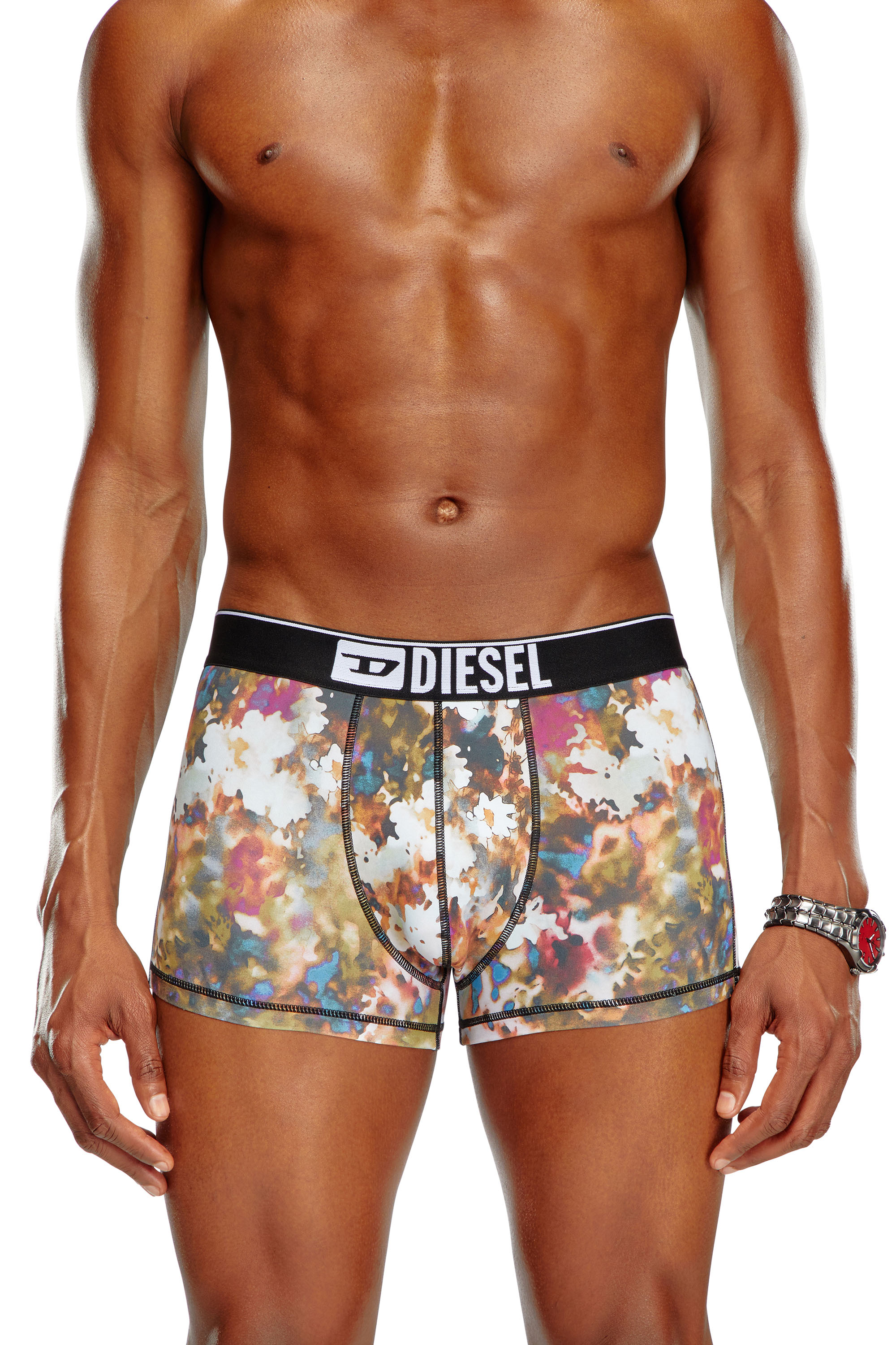 Diesel - UMBX-DAMIEN, Hombre Bóxers ajustados con estampado abstracto in Multicolor - Image 2