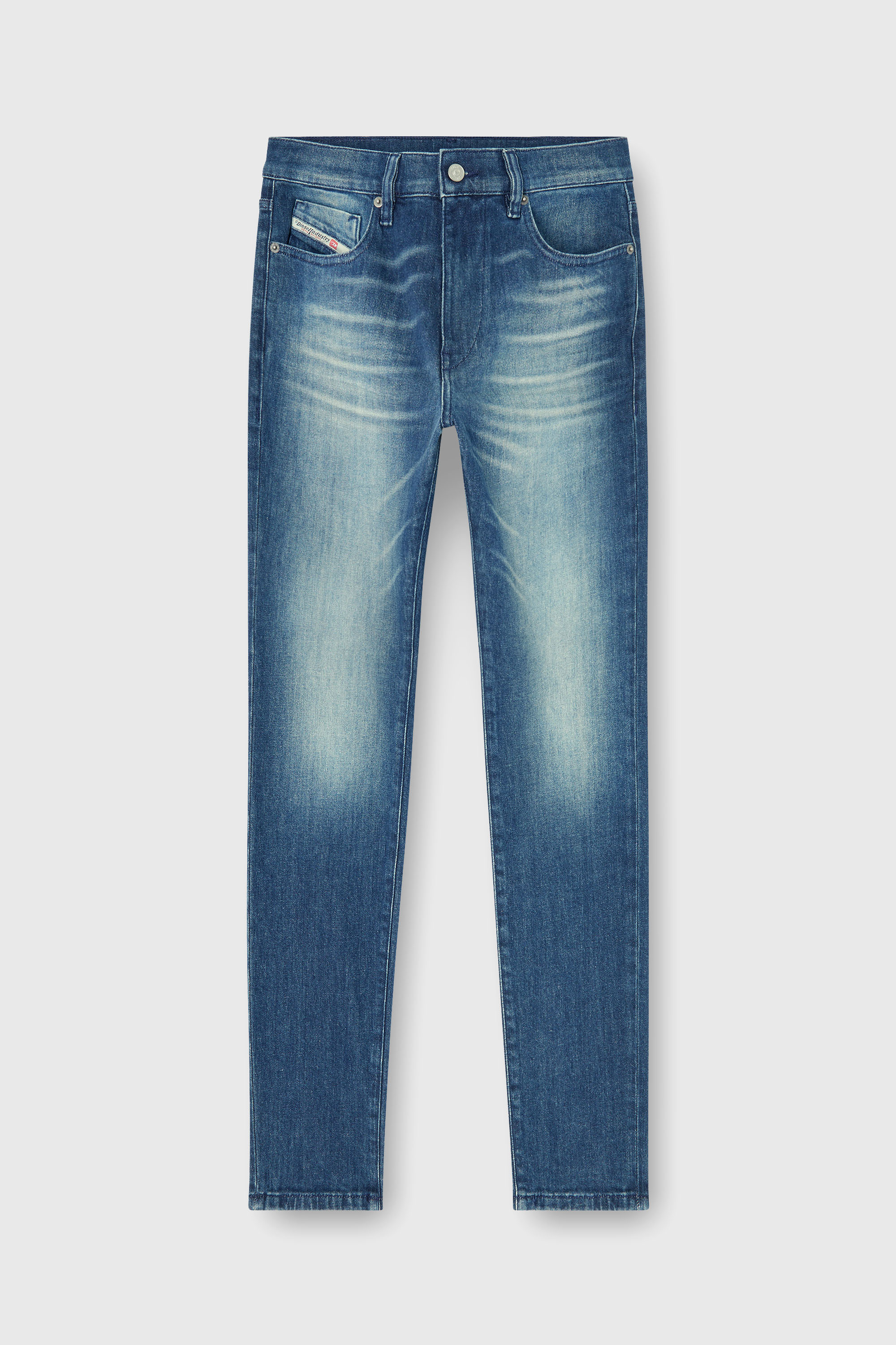 Diesel - Slim Jeans 2019 D-Strukt 0KBBR Hombre, Azul Oscuro - 2