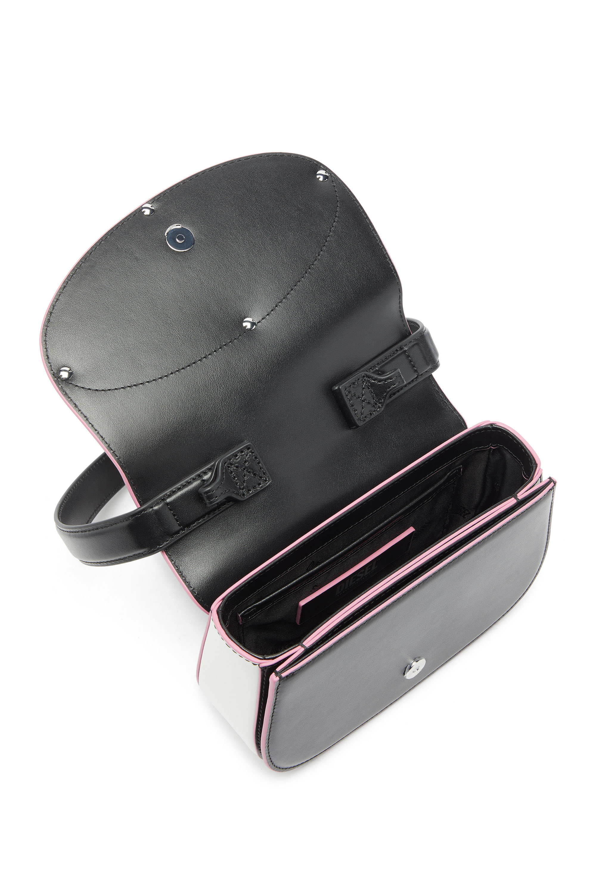Diesel - 1DR, 1DR - Bolso ic&oacute;nico de hombro de cuero napa Mujer in Multicolor - 3