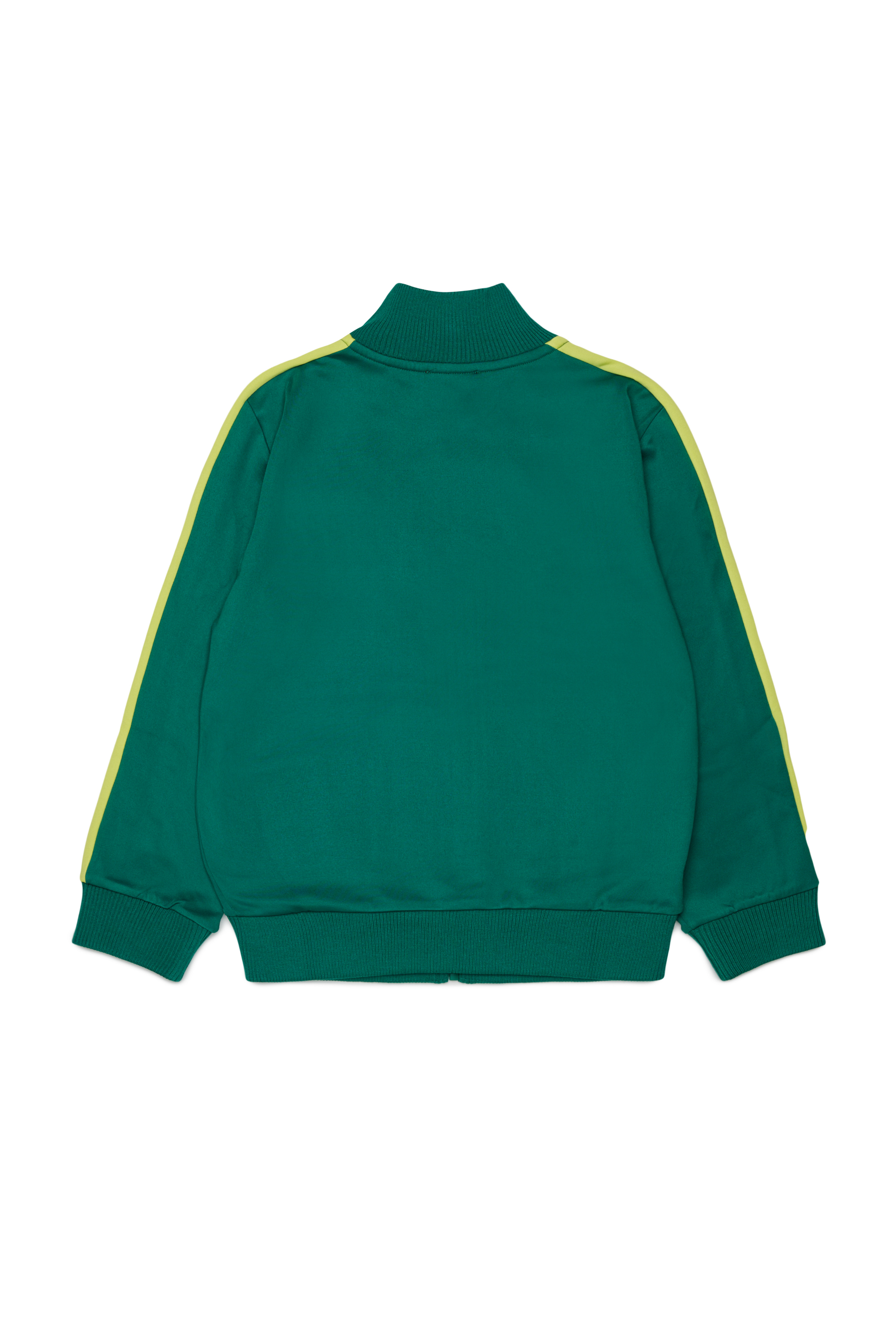 Diesel - SBOS, Track jacket con logo Oval D Hombre in Verde - 2