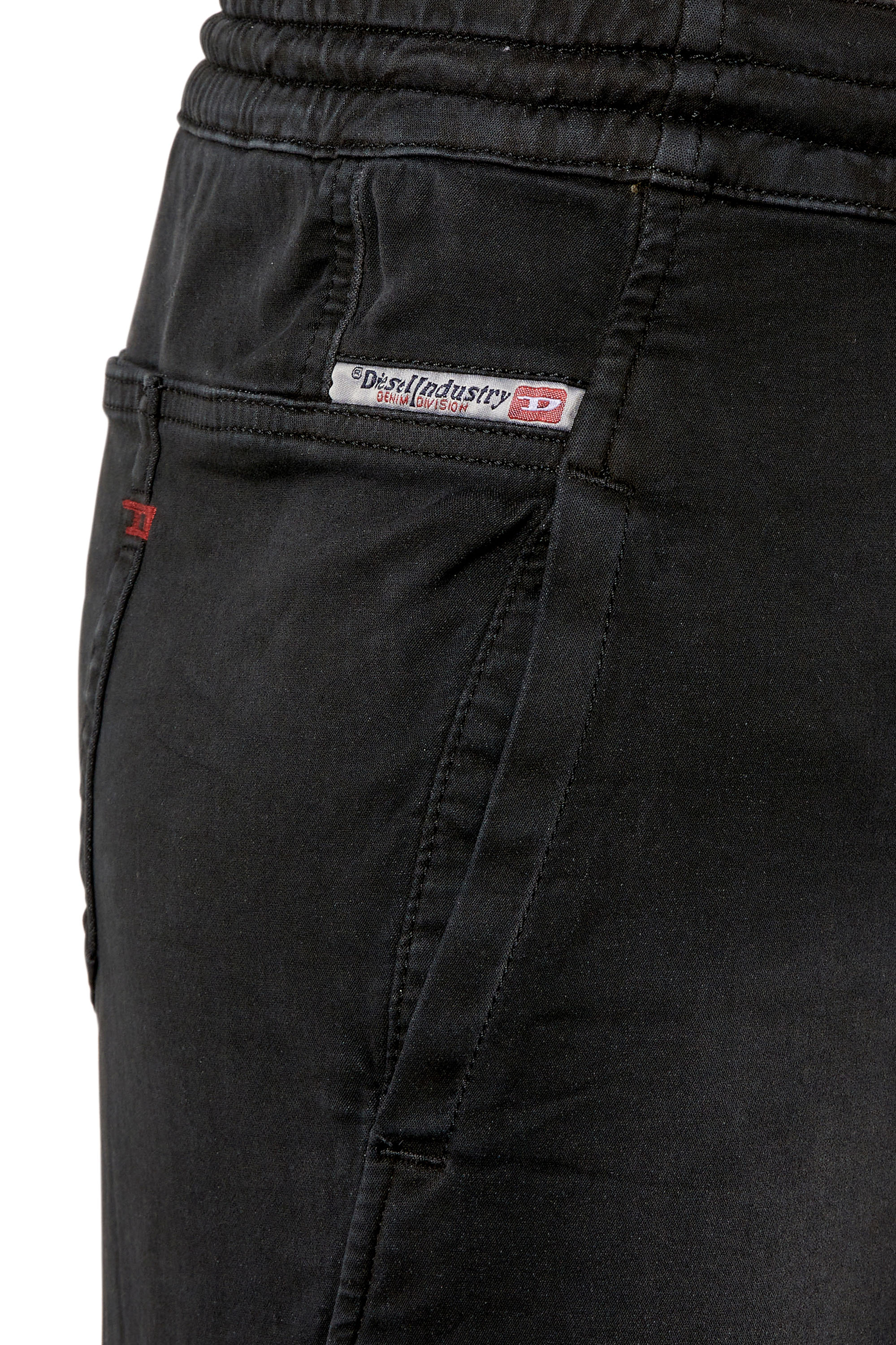 Diesel - Krailey JoggJeans® 0670M Boyfriend, Negro/Gris oscuro - Image 3