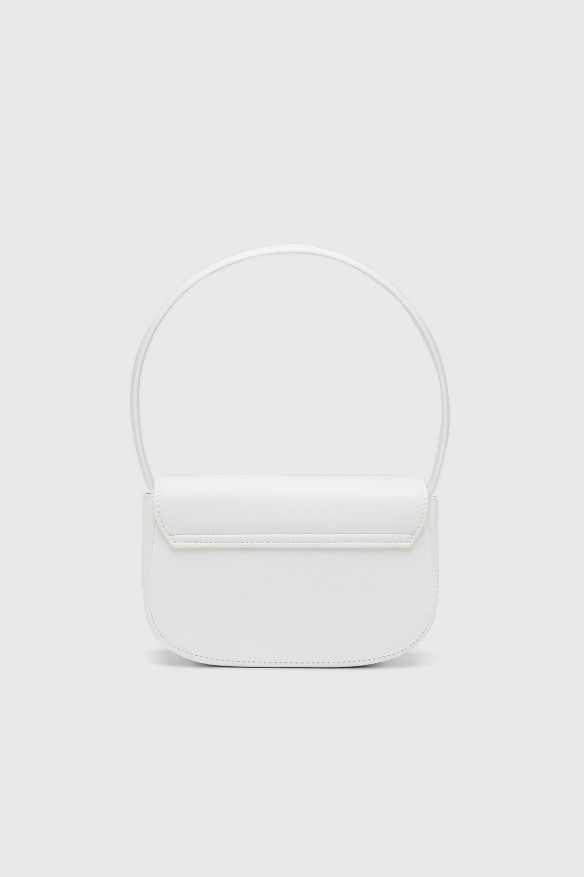 Diesel - 1DR, 1DR-Bolso ic&oacute;nico de hombro de cuero napa Mujer in Blanco - 2