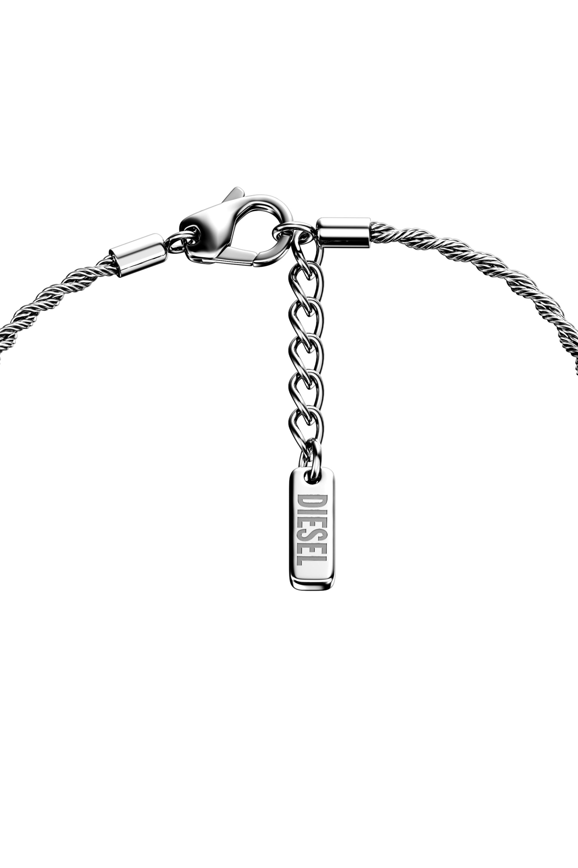Diesel - DX1725040, Unisex's Stainless Steel ID Bracelet in Silver - 2
