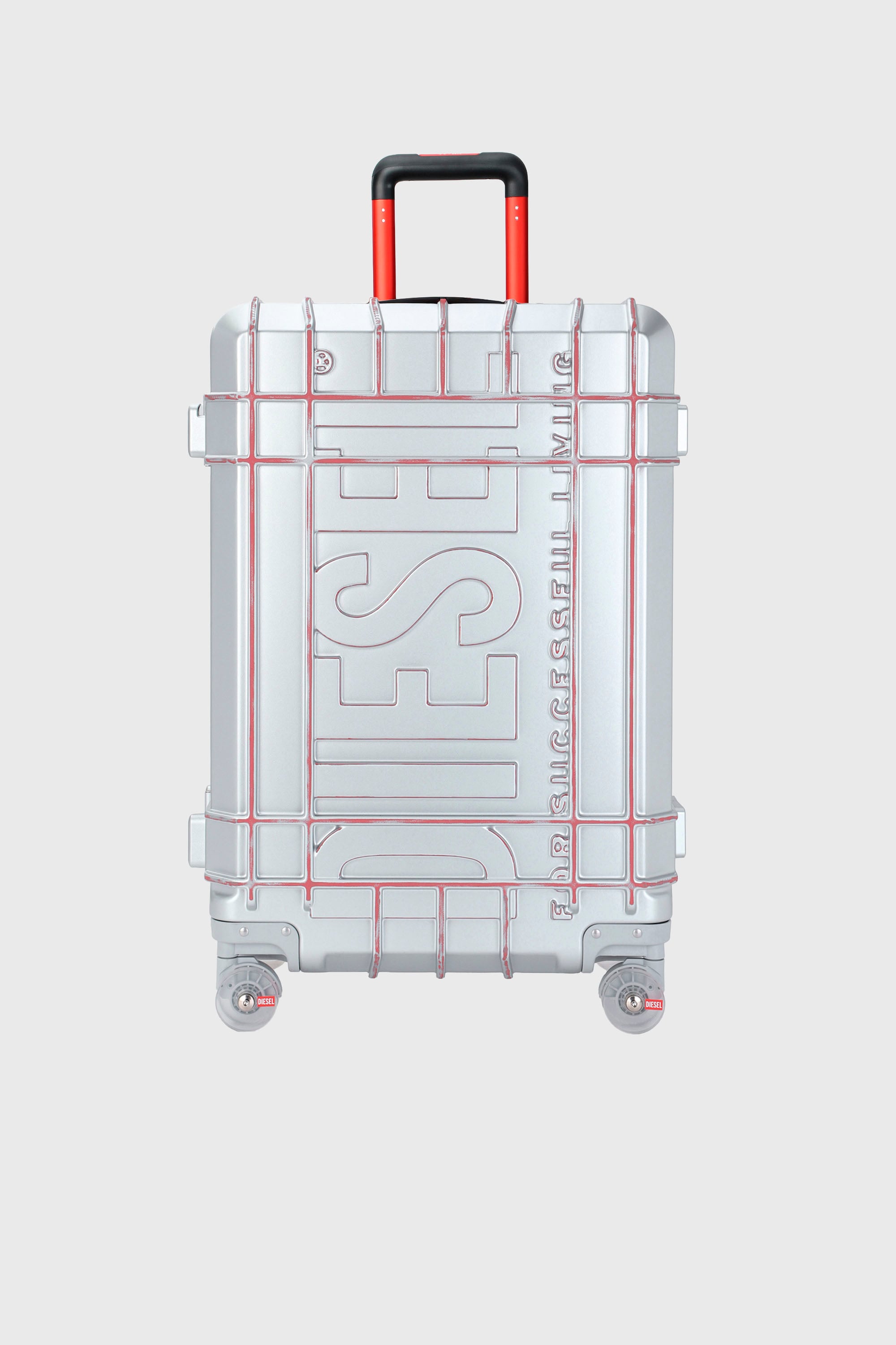 Diesel - DIESEL PC STRONG IMAGE TROLLEY- DSL003, Maleta resistente tama&ntilde;o L Unisex in Plateado - 1