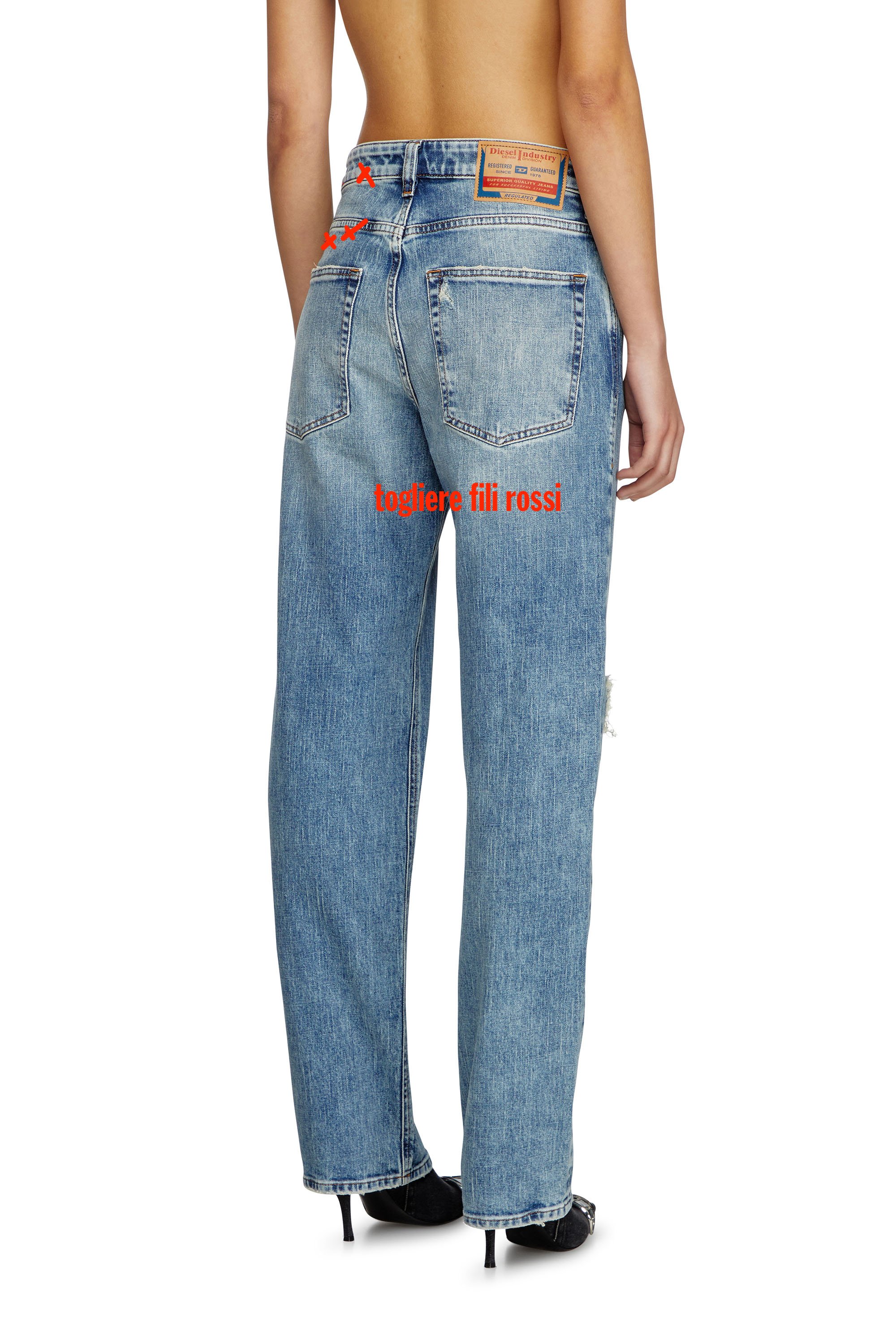 Diesel - Regular Jeans 1988 D-Ark 09L34 Mujer, Azul Claro - 3