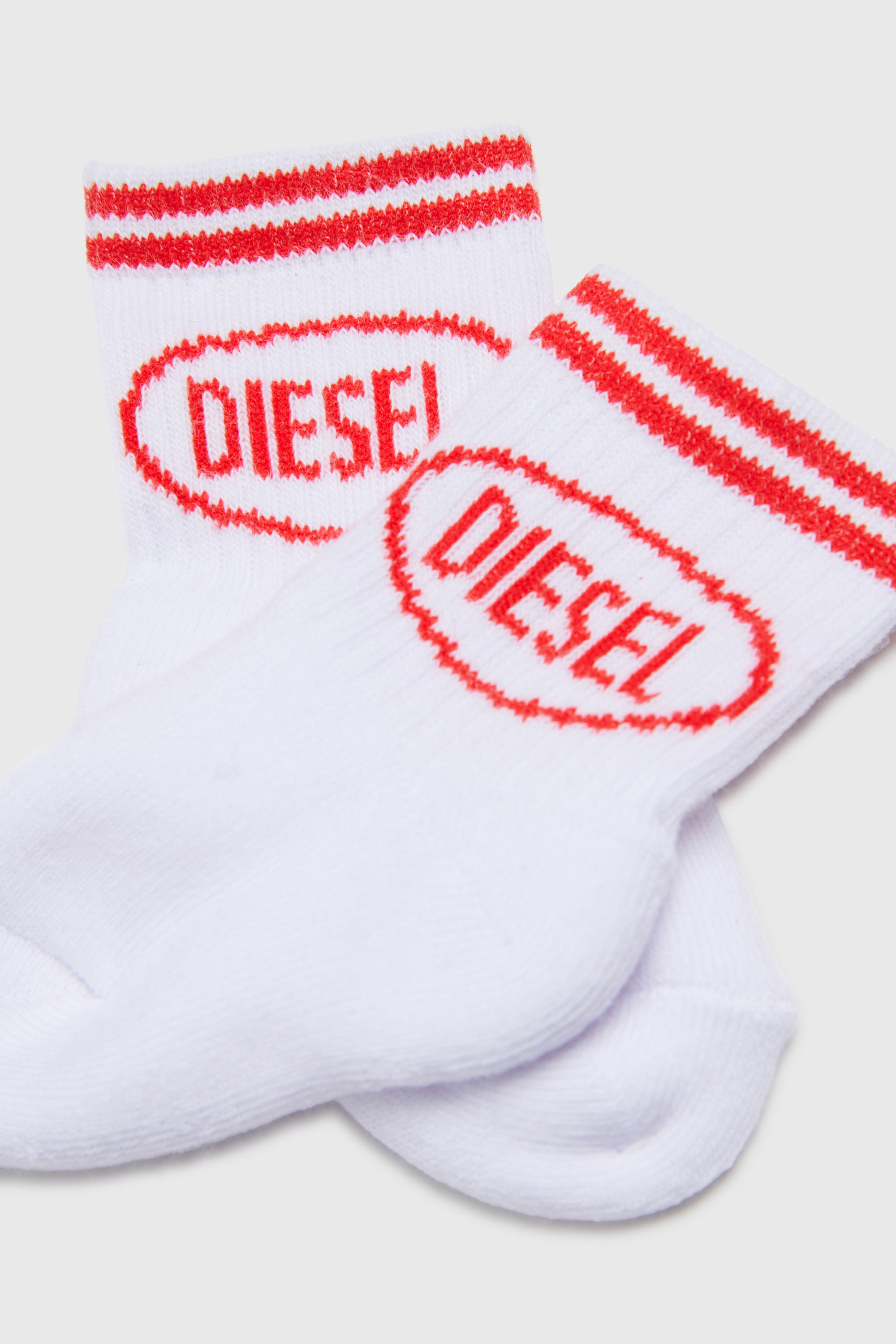Diesel - ZOLPYB, Calcetines de algod&oacute;n con pu&ntilde;os a rayas Unisex in Multicolor - 2