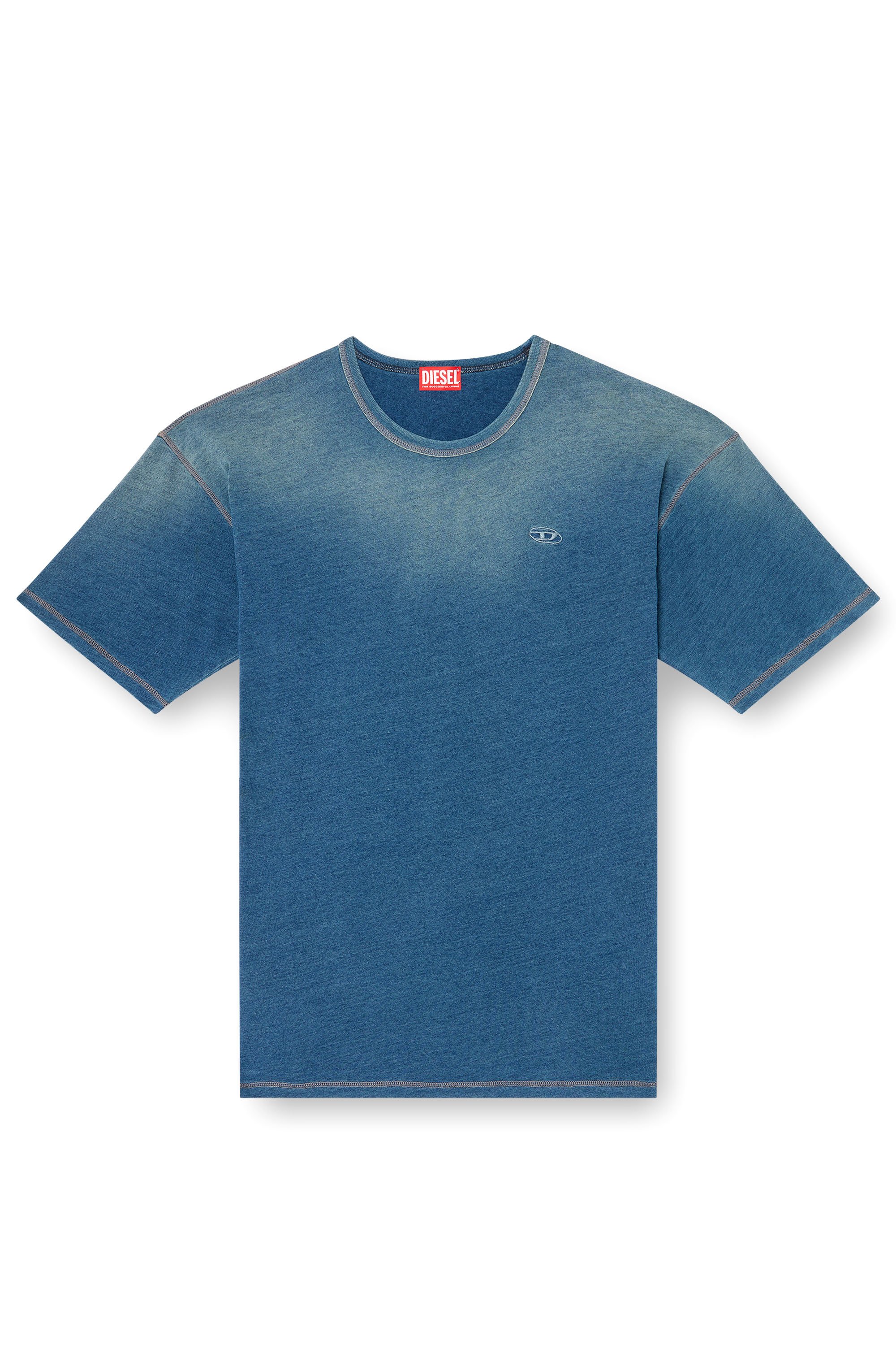 Diesel - T-BOXT-R11, Camiseta con tratamiento de rociado Hombre in Azul marino - 3