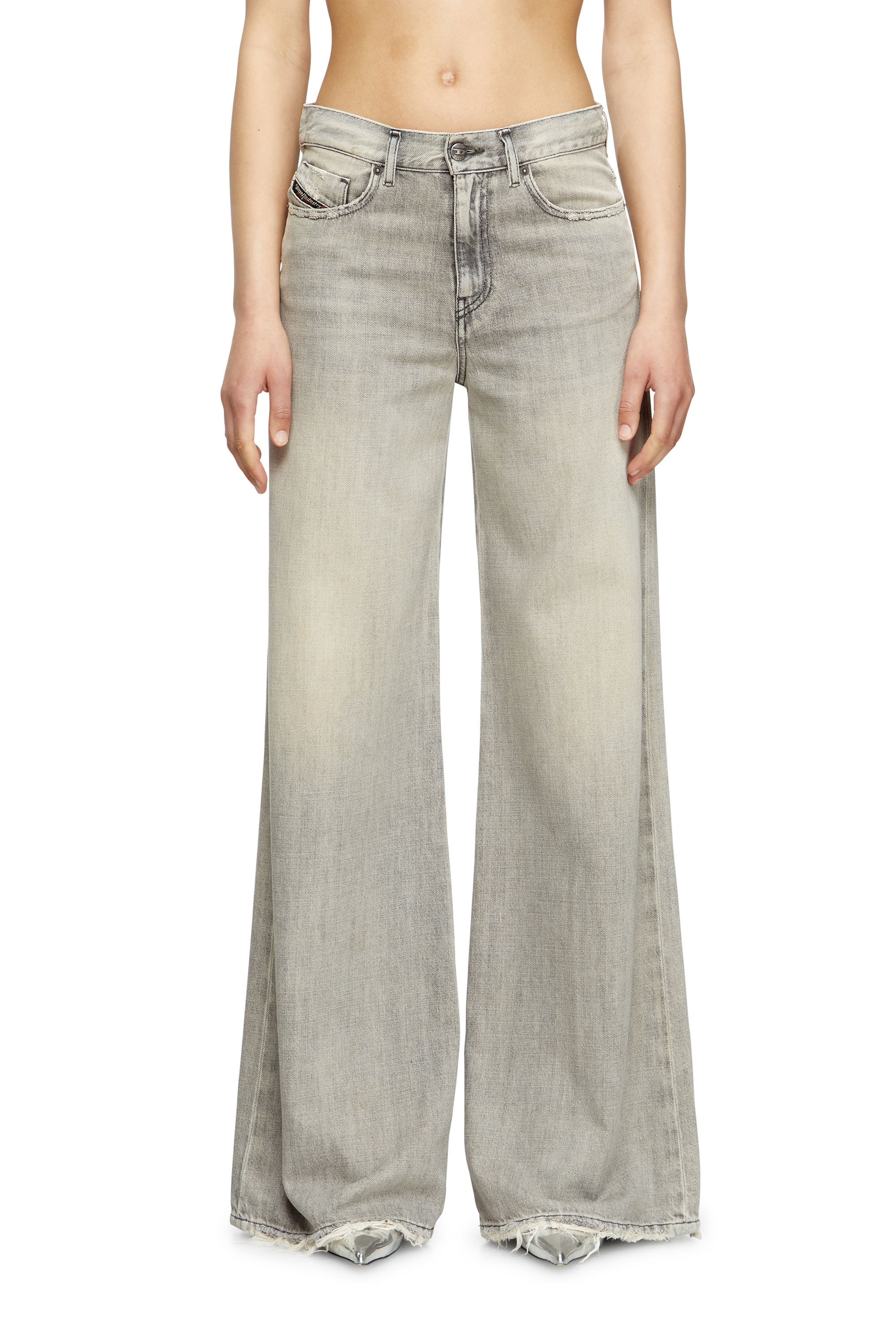 Diesel - Flare Jeans 1978 D-Akemi 068RU Mujer, Gris - 3